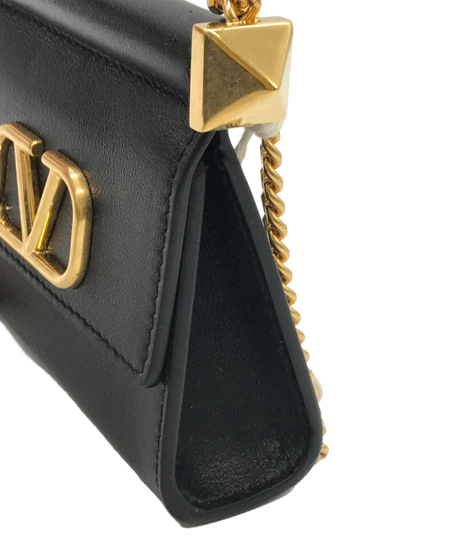 未使用級✨ヴァレンティノ　チェーンショルダー　レザー 中古・古着通販】VALENTINO (ヴァレンティノ) micro cross チェーン