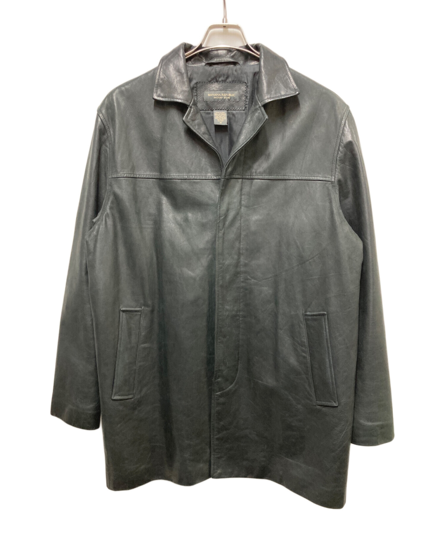 中古・古着通販】BANANA REPUBLIC (バナナリパブリック) レザーコート