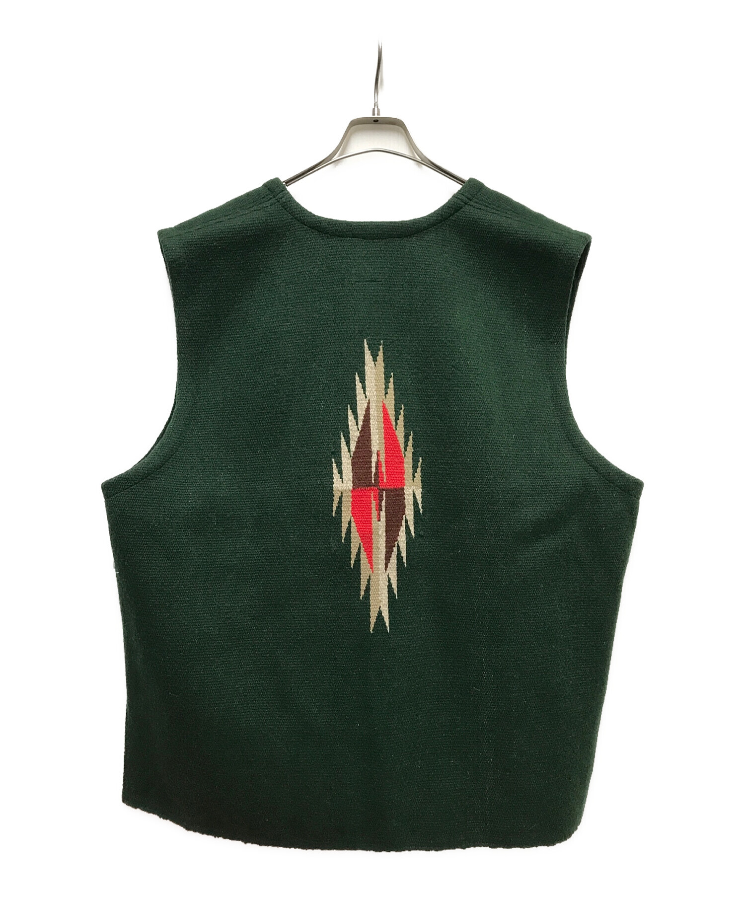 中古・古着通販】ORTEGA'S (オルテガ) ウールチマヨベスト グリーン