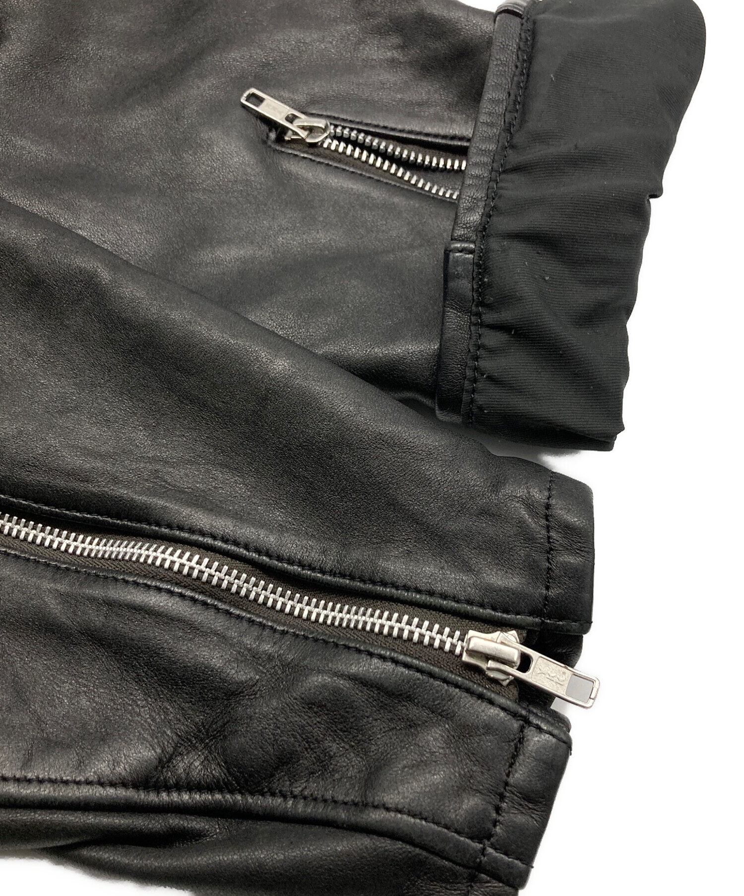 中古・古着通販】RNA (アールエヌエー) BIG WASHOUTライダース