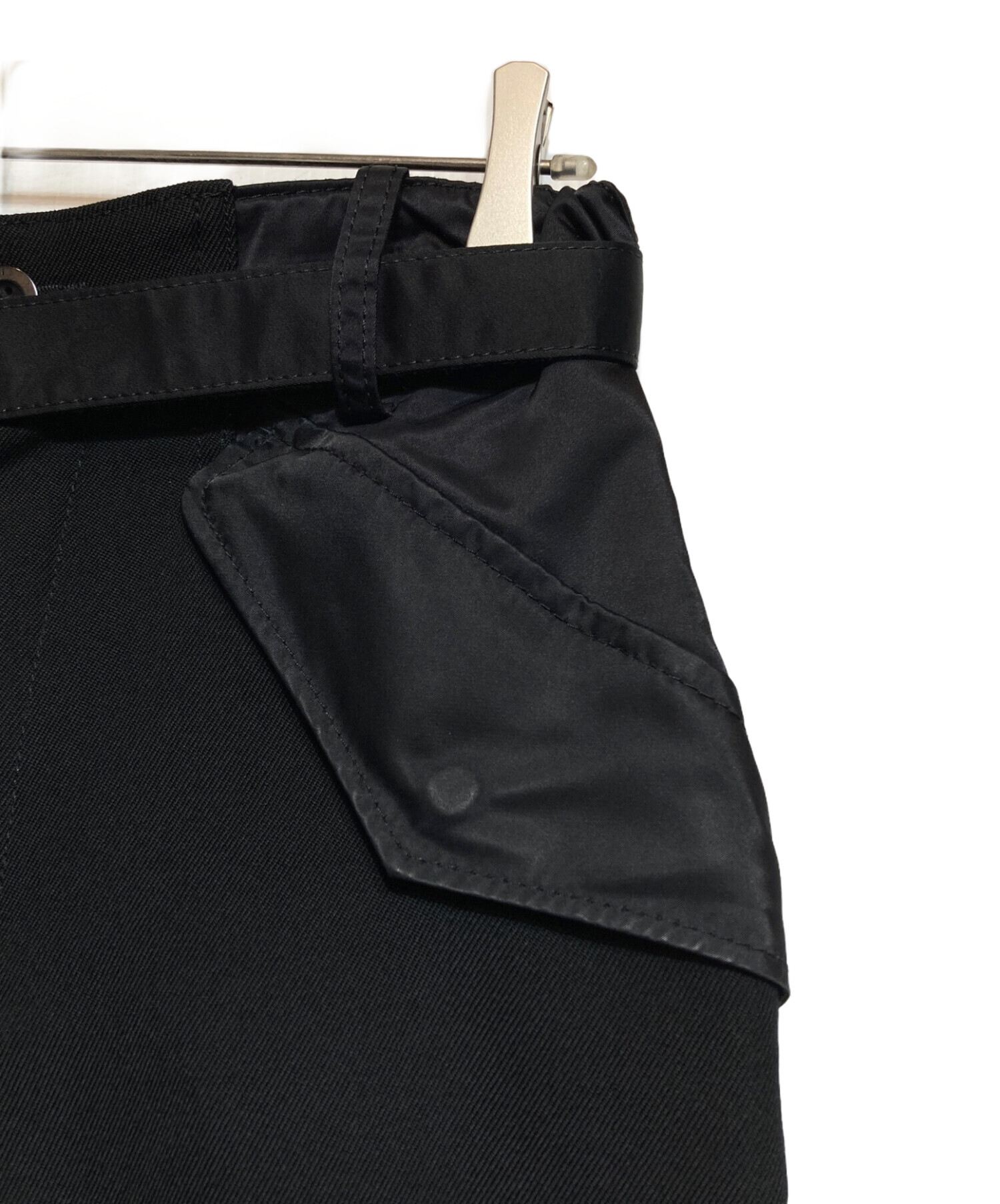 中古・古着通販】sacai (サカイ) ウエスト切替ベルテッドウール