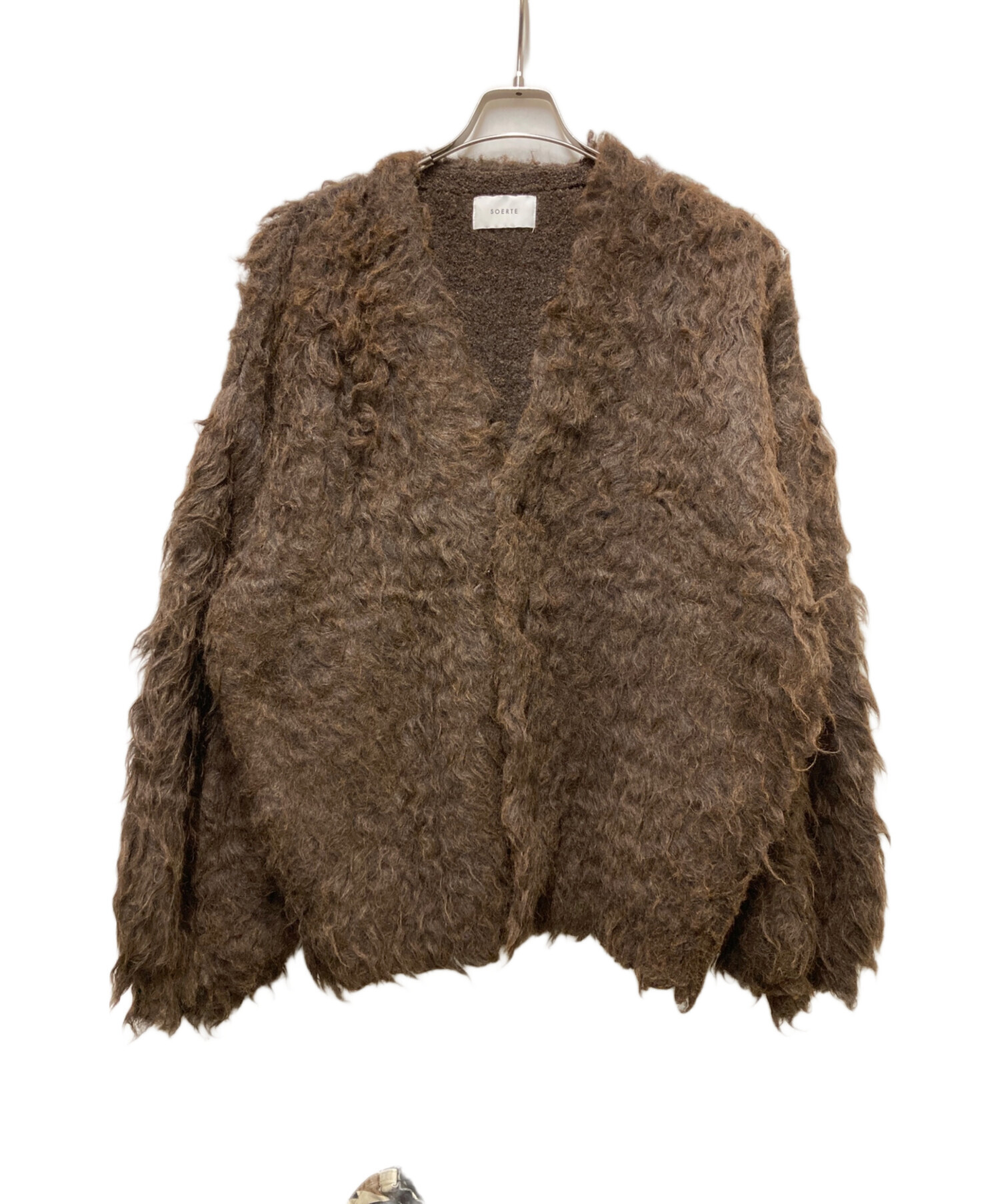 中古・古着通販】soerte (ソエルテ) SUPER VOLUME SHAGGY KNIT 