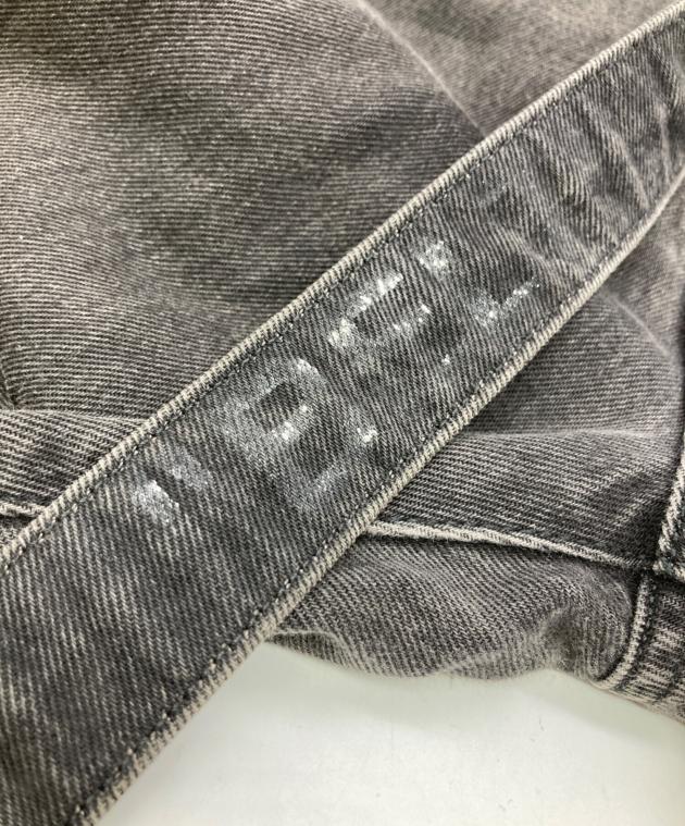 中古・古着通販】OFFWHITE (オフホワイト) Black Distressed Denim