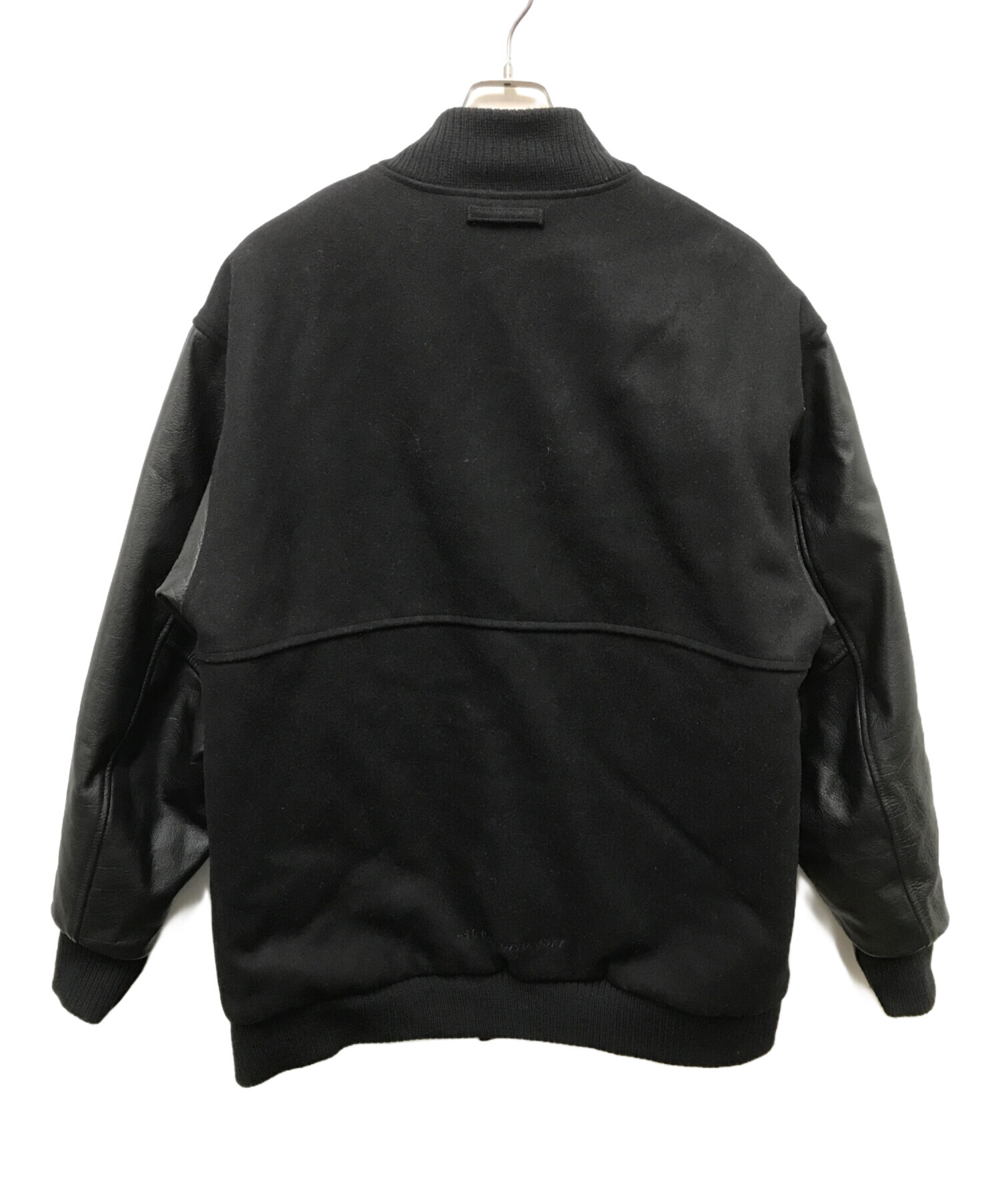 中古・古着通販】FAT (エフエーティー) 裏地チェック袖レザー