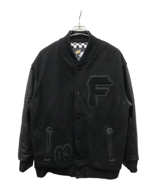 中古・古着通販】FAT (エフエーティー) 裏地チェック袖レザー