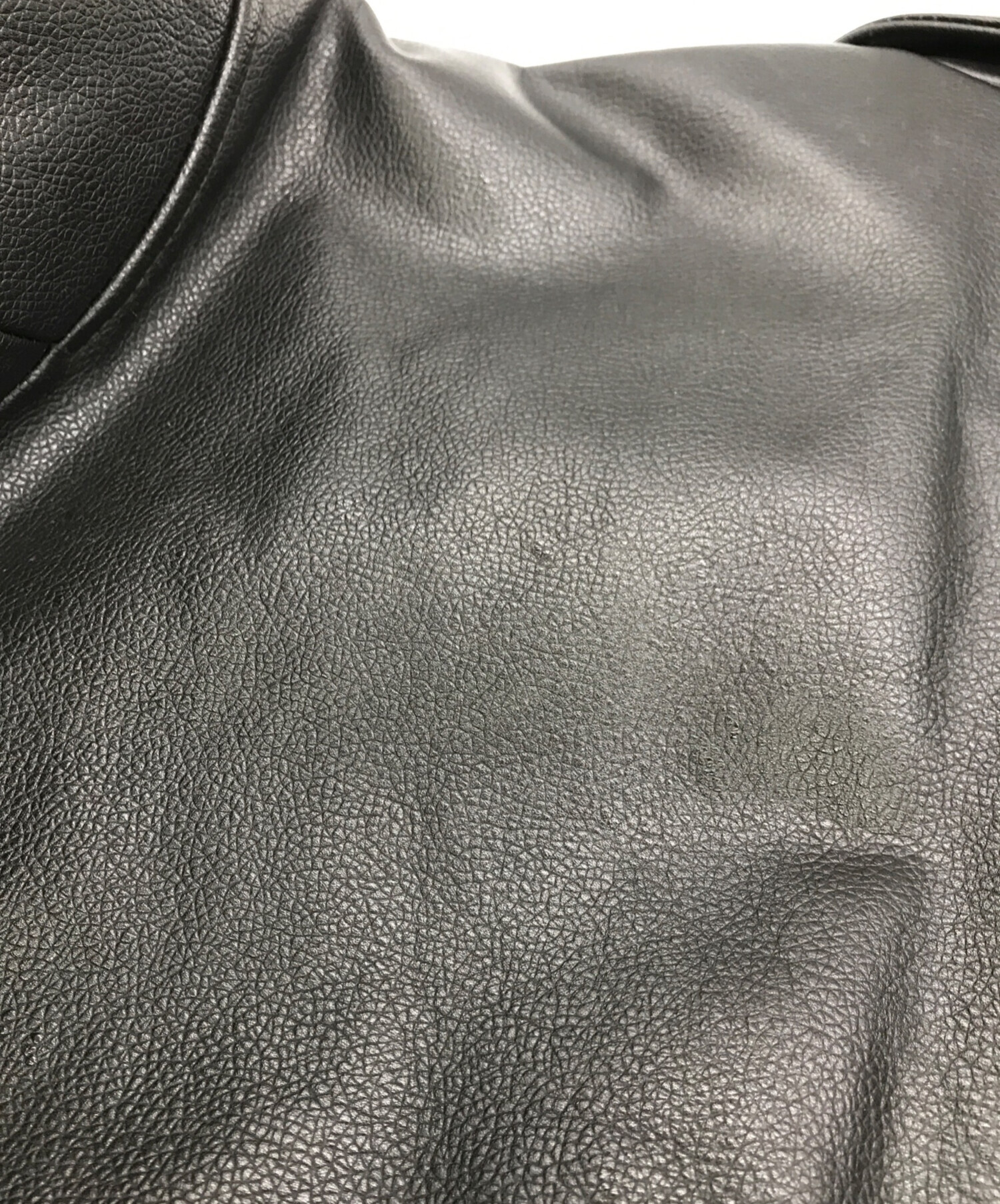 中古・古着通販】GAP (ギャップ) 00sレザージャケット ブラック サイズ