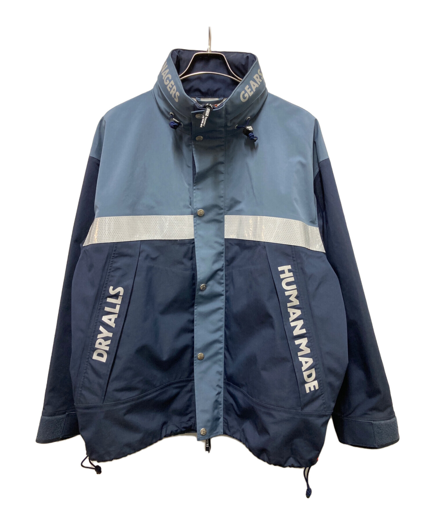 HUMAN MADE/ヒューマンメイド　レインジャケット 中古・古着通販】HUMAN MADE (ヒューマンメイド) RAIN PARKA ネイビー