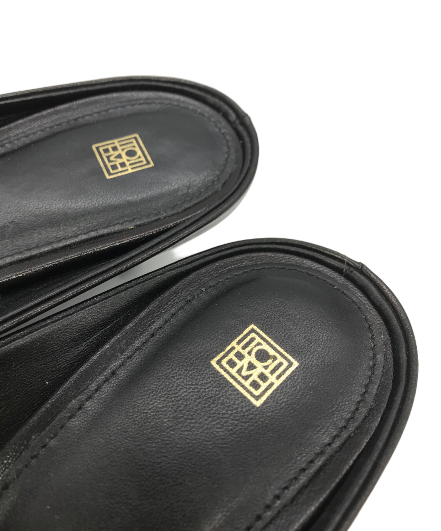 中古・古着通販】toteme (トーテム) ミュールパンプス ブラック サイズ