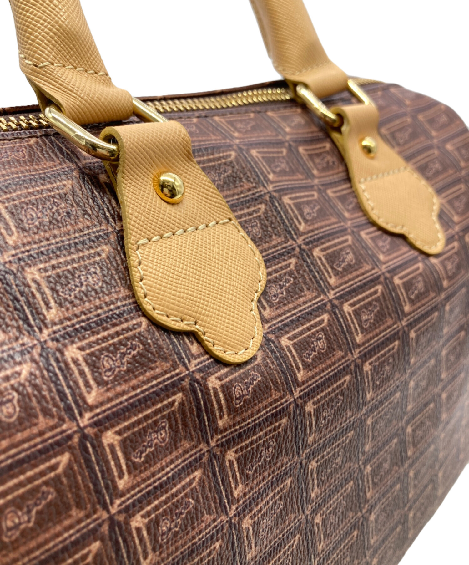 中古・古着通販】Q-pot. (キューポット) チョコレート ミニ ボストン