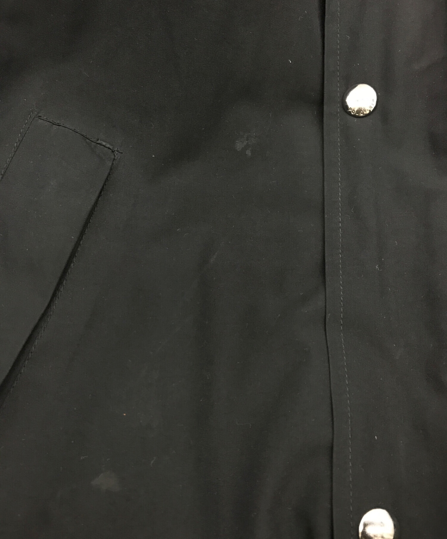 90s ラルフローレン　モンスターパーカーサンプリング　ナイロンジャケット　黒 90s ラルフローレン モンスターパーカーサンプリング ナイロン