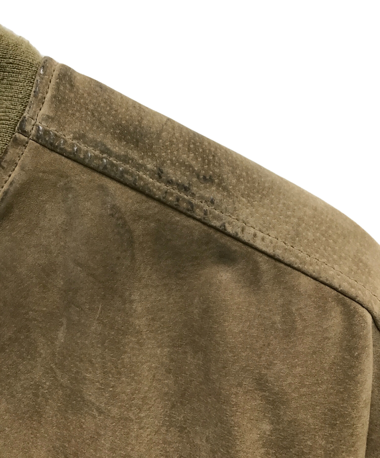 JOHN ASHFORD★リアルレザー スウェード レザージャケット 茶 L 中古・古着通販】JOHN ASHFORD (ジョン アッシュフォード) スウェード