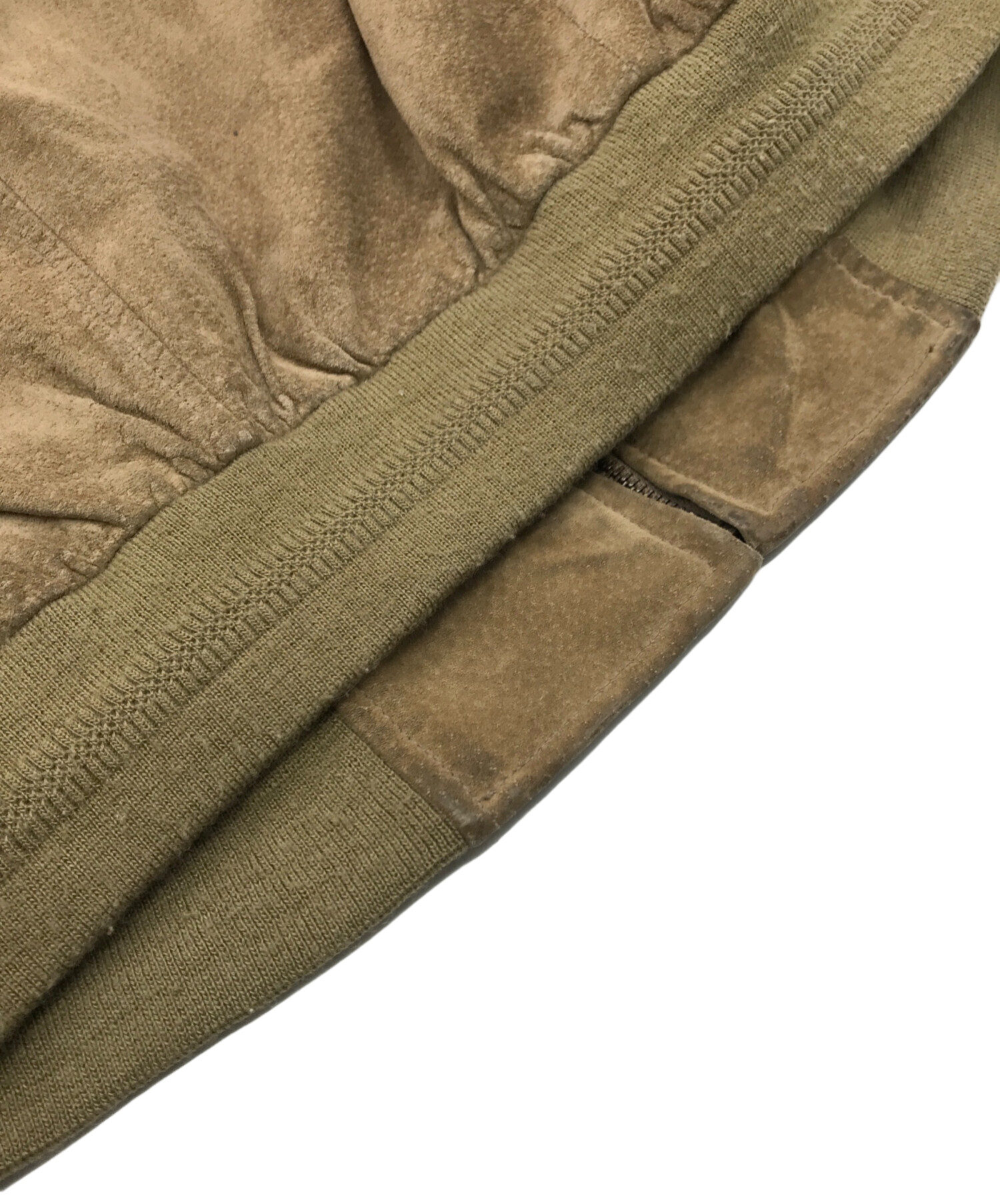 JOHN ASHFORD★リアルレザー スウェード レザージャケット 茶 L 中古・古着通販】JOHN ASHFORD (ジョン アッシュフォード) スウェード