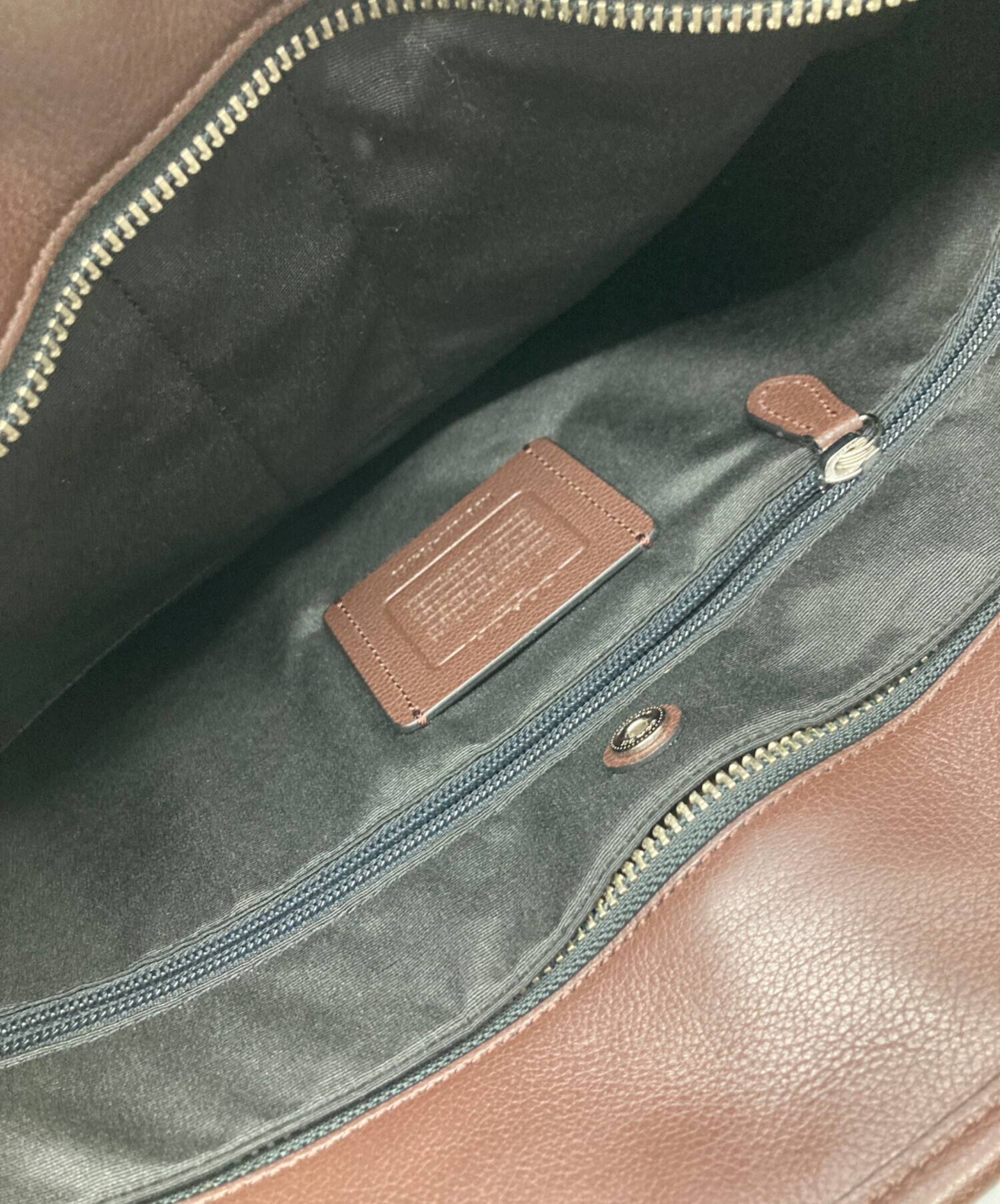 中古・古着通販】COACH (コーチ) 2WAYバッグ ネイビー｜ブランド・古着