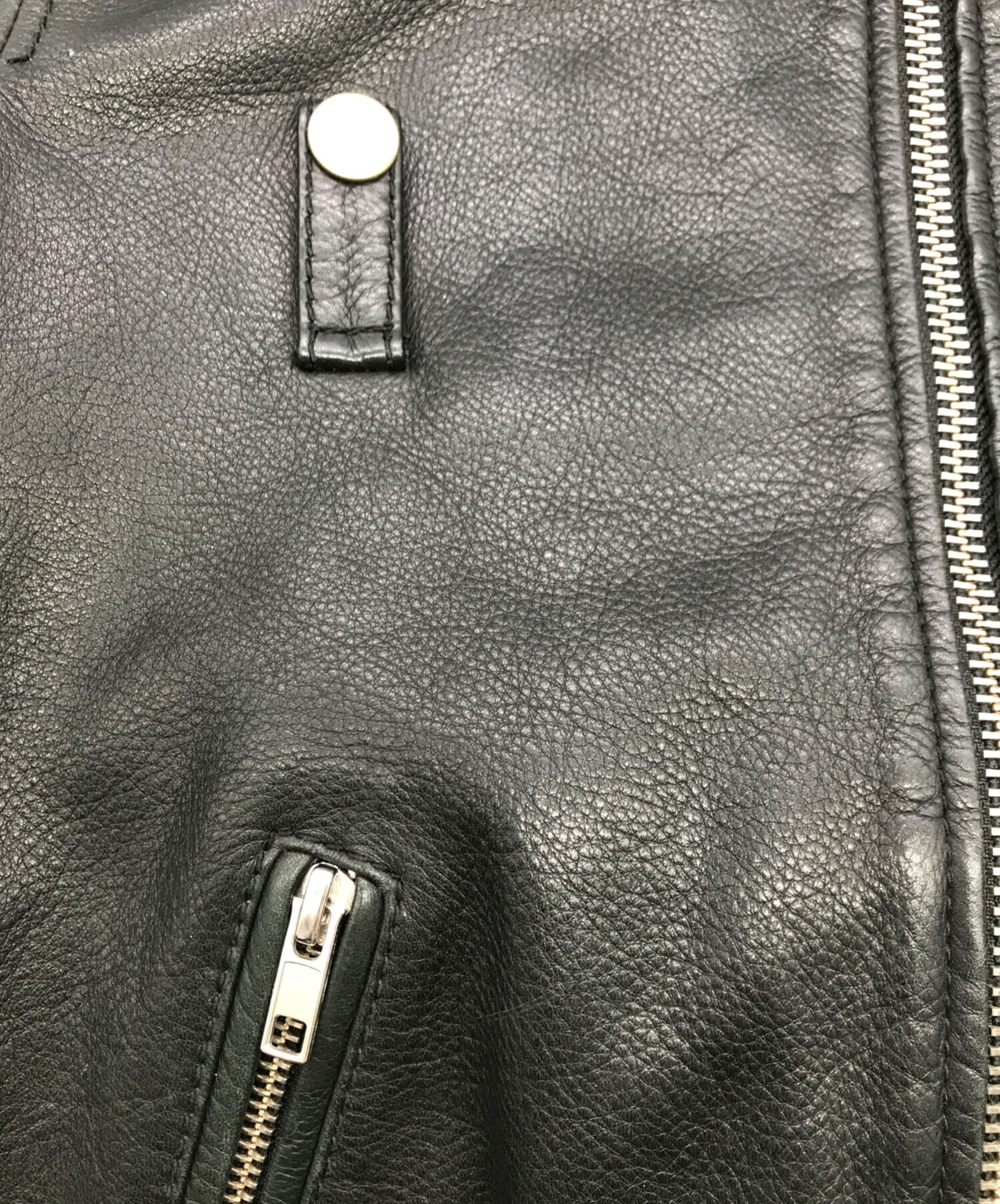 中古・古着通販】DIESEL (ディーゼル) カウレザーシングルライダース