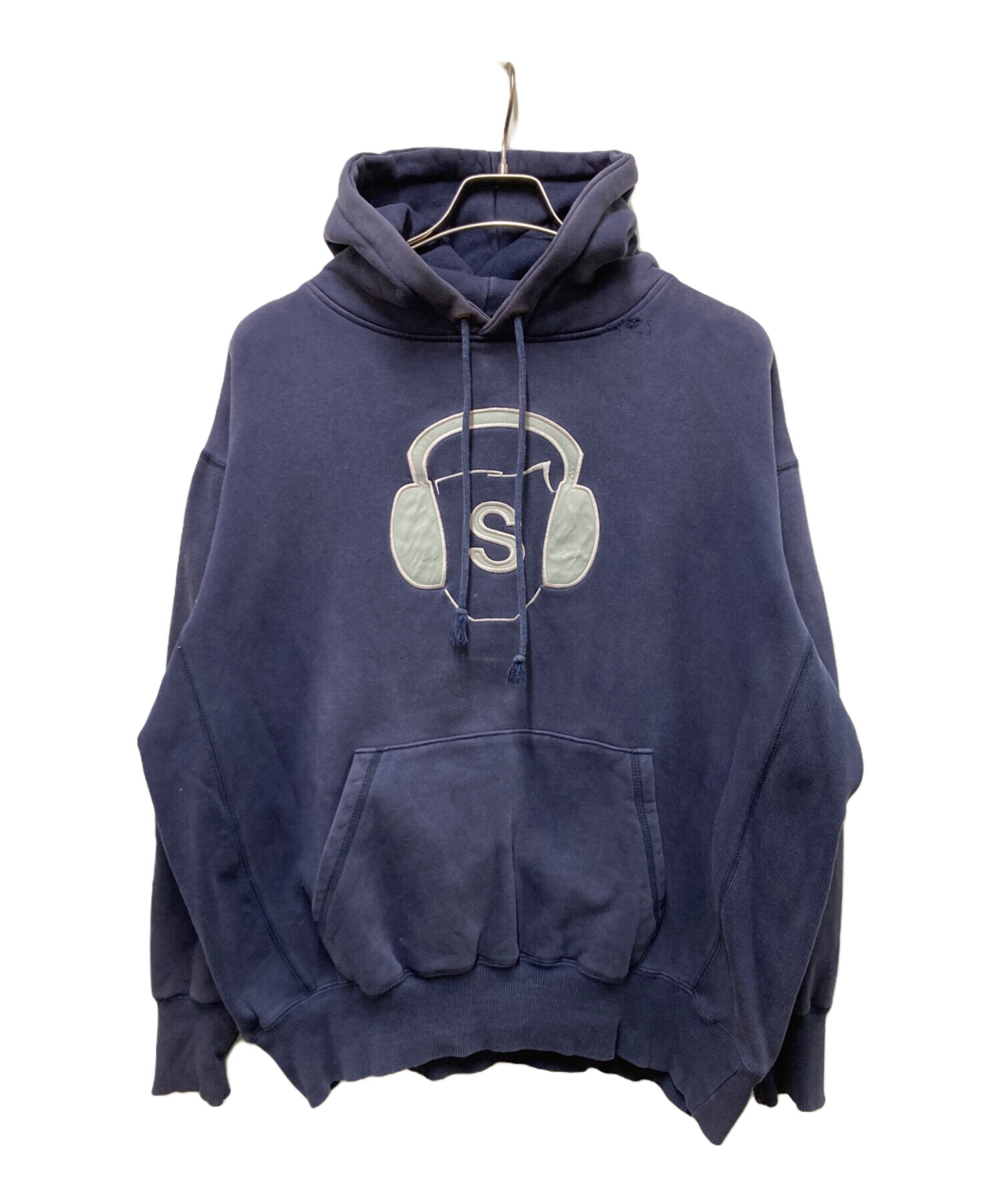 中古・古着通販】stussy (ステューシー) 90SヘッドホンSロゴパーカー