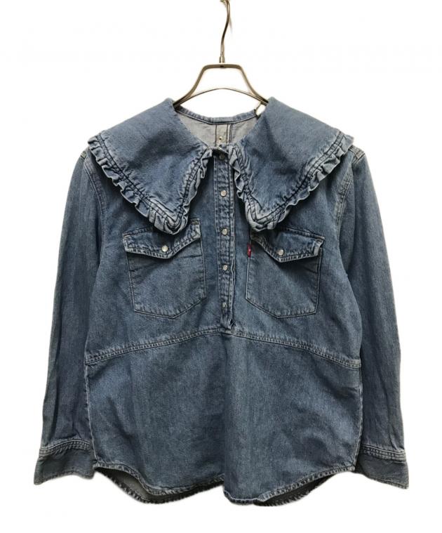 Ganni ガニー ブラウス レディース 【古着】【中古】 中古・古着通販】LEVI'S (リーバイス) GANNI (ガニー) ダメージ加工