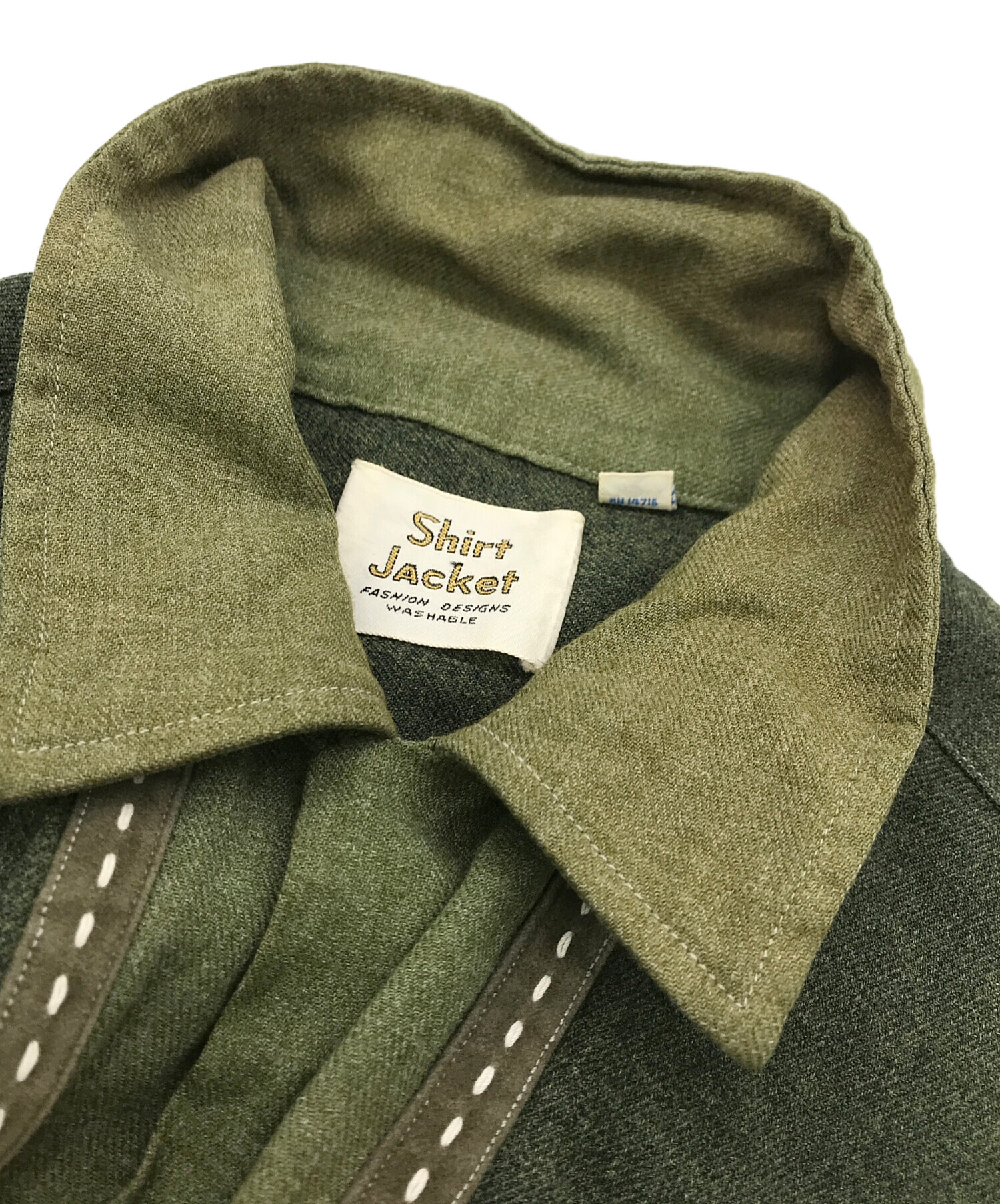 中古・古着通販】Shirt Jacket (シャツジャケット) 60s ループカラー