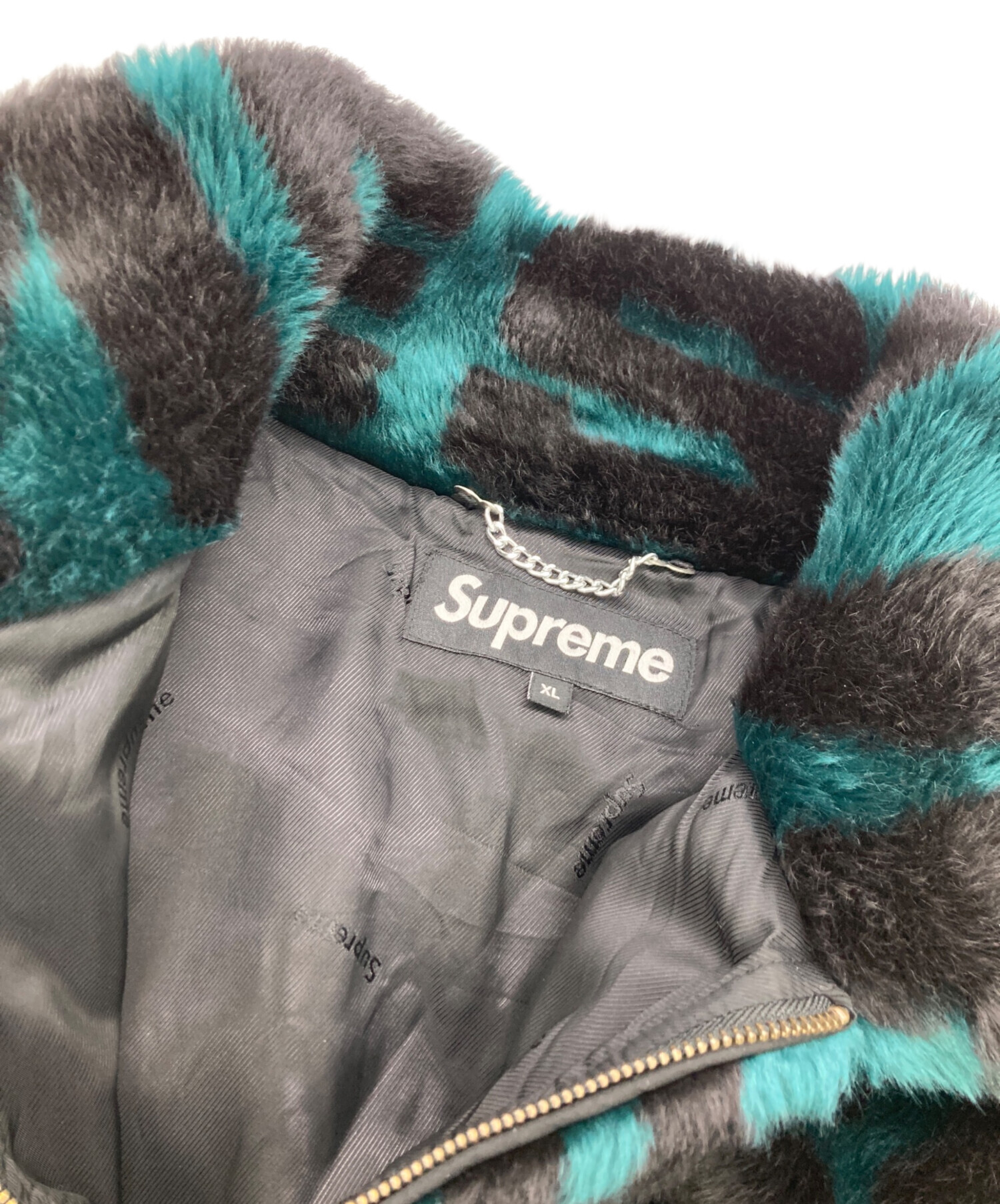 トップス SUPREME Faux Fur Repeater Bomber Jacket 中古・古着通販】Supreme (シュプリーム) Faux Fur Repeater Bomber