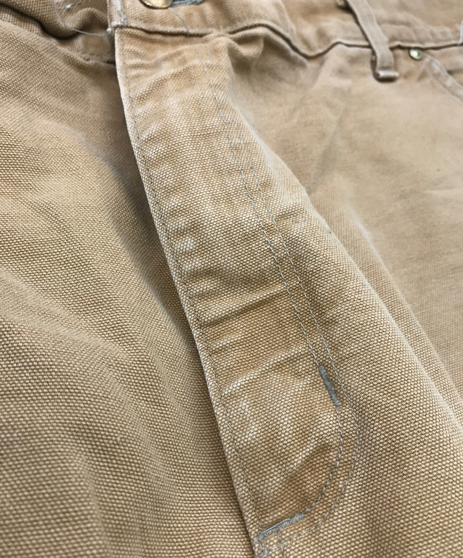 Carhartt カーハート ダブルニー ベージュ 中古・古着通販】CarHartt (カーハート) ダブルニーペインターパンツ