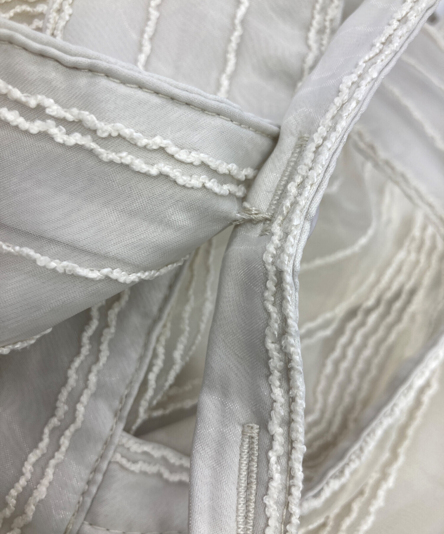 中古・古着通販】AMERI (アメリ) SHEER STRIPE SUSPENDER PANT 