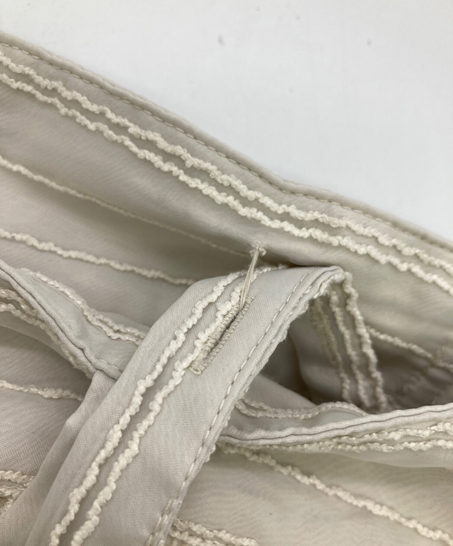 中古・古着通販】AMERI (アメリ) SHEER STRIPE SUSPENDER PANT 