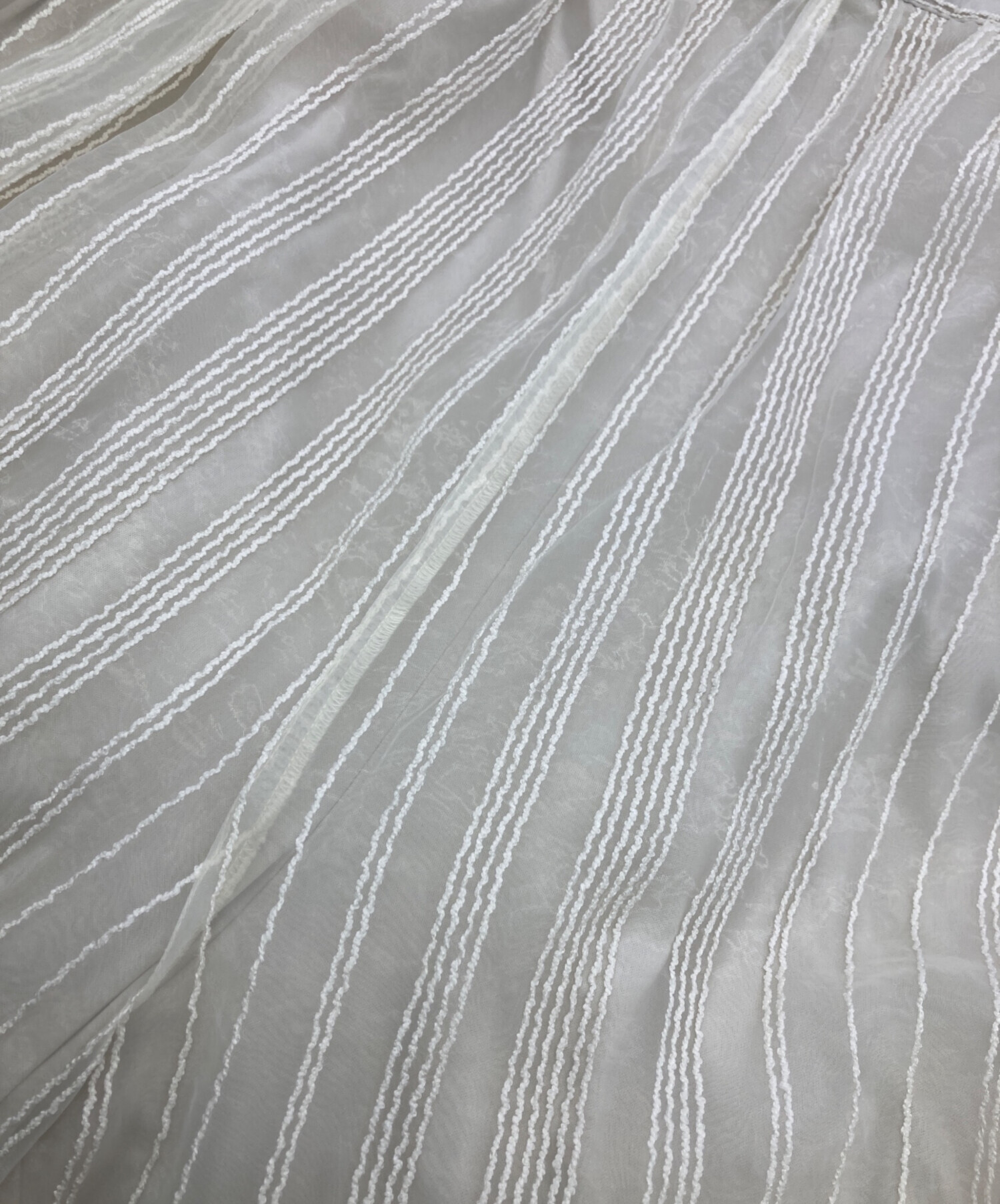 中古・古着通販】AMERI (アメリ) SHEER STRIPE SUSPENDER PANT 