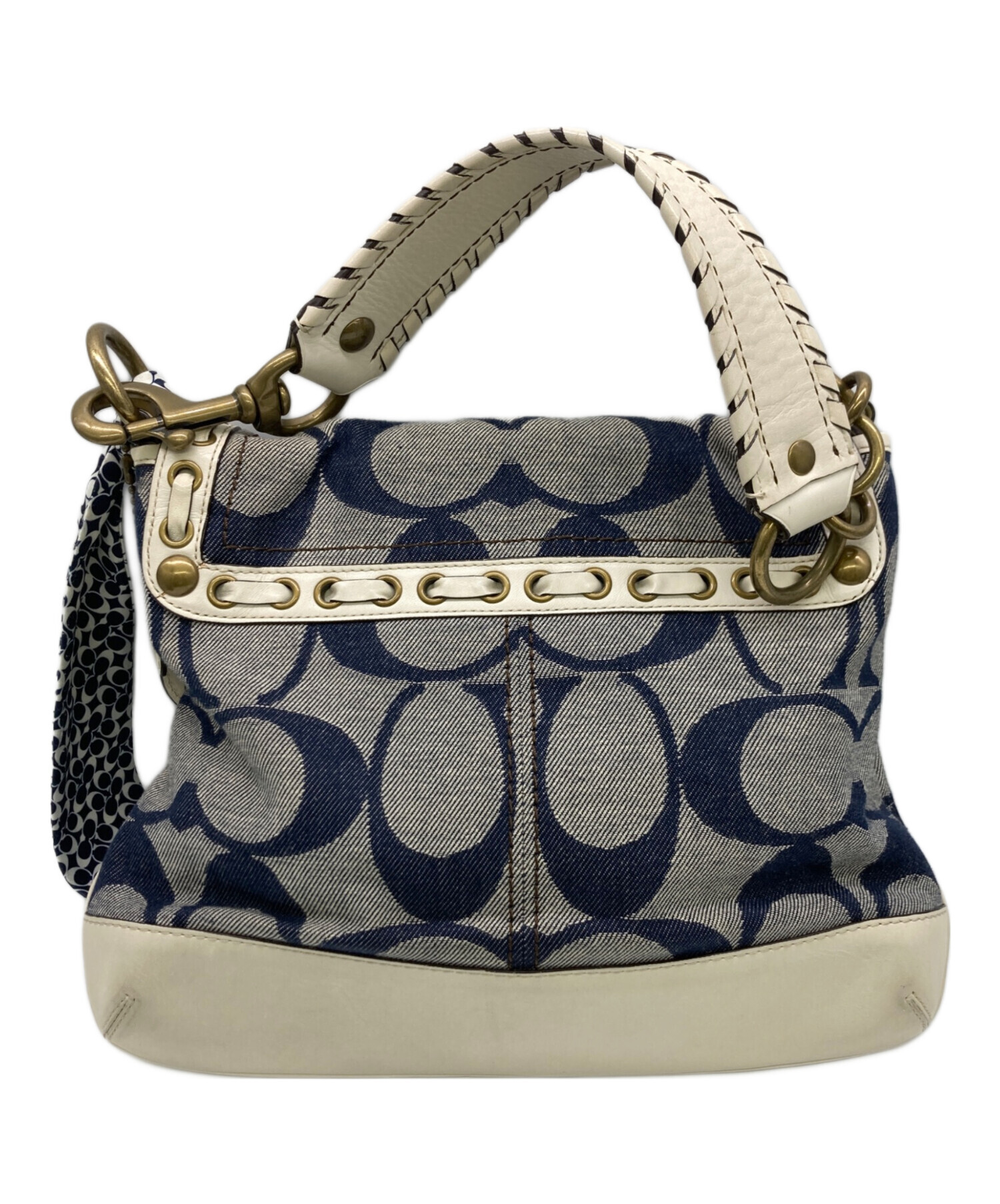 コーチ シグネチャー デニム ワンハンド ショルダー バッグ コーチ「シグネチャー デニム」新作バッグ、“ペールブルー”ウォッシュ