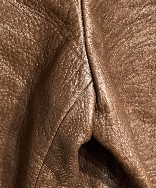 中古・古着通販】COACH (コーチ) レザーシングルライダースジャケット