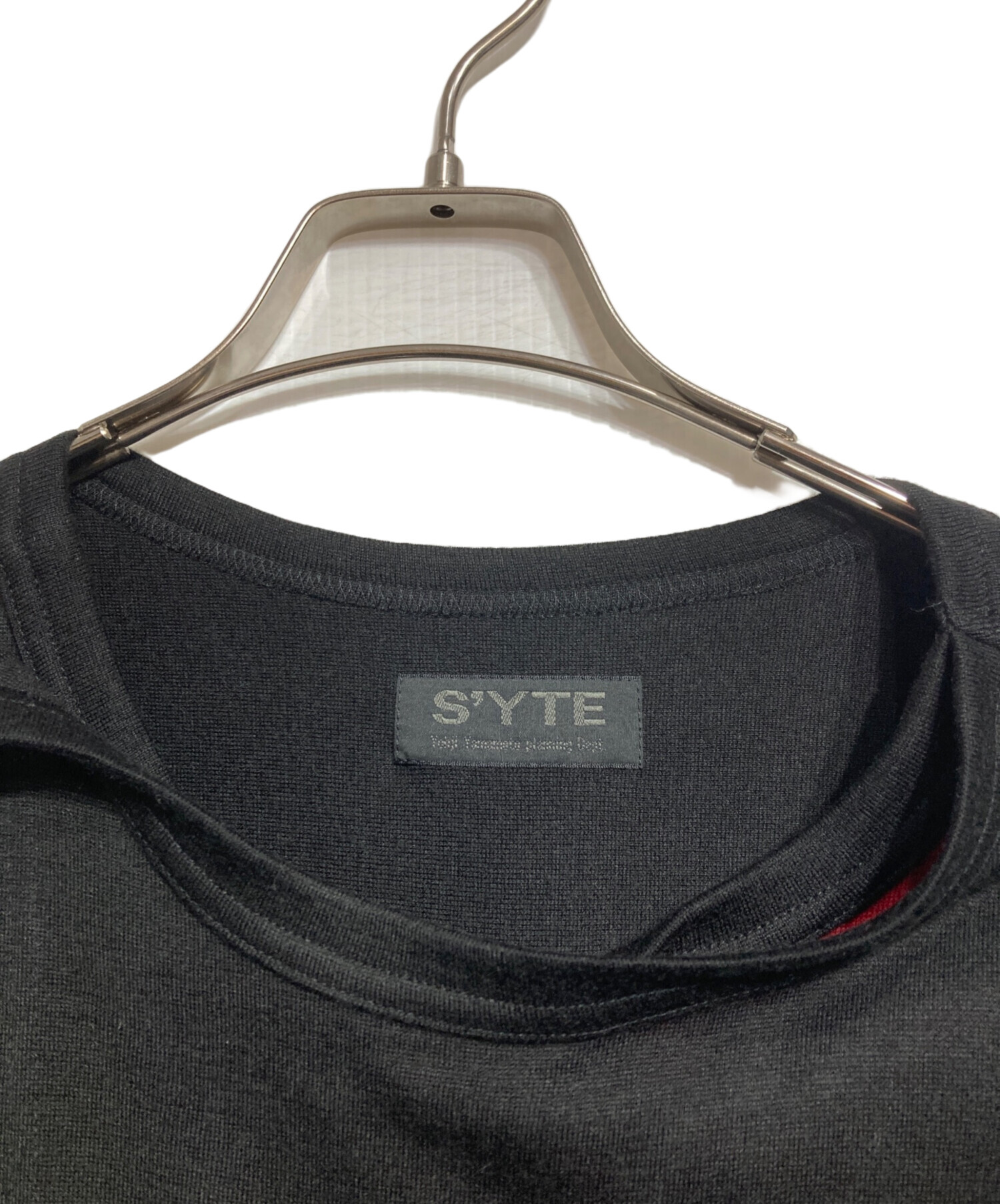 中古・古着通販】s'yte (サイト) レイヤードラップロングカットソー