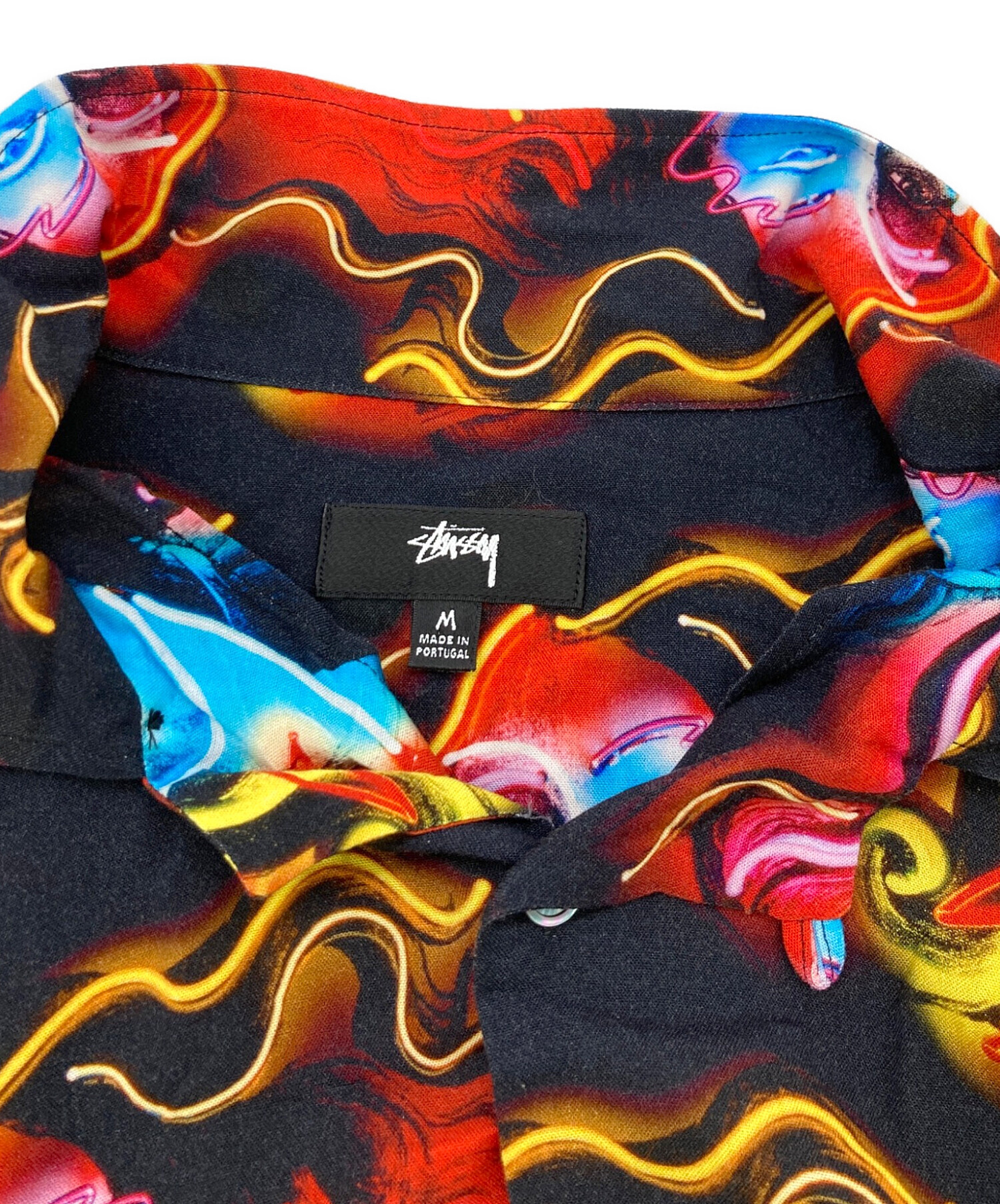中古・古着通販】stussy (ステューシー) NEON VENUS SHIRT レッド