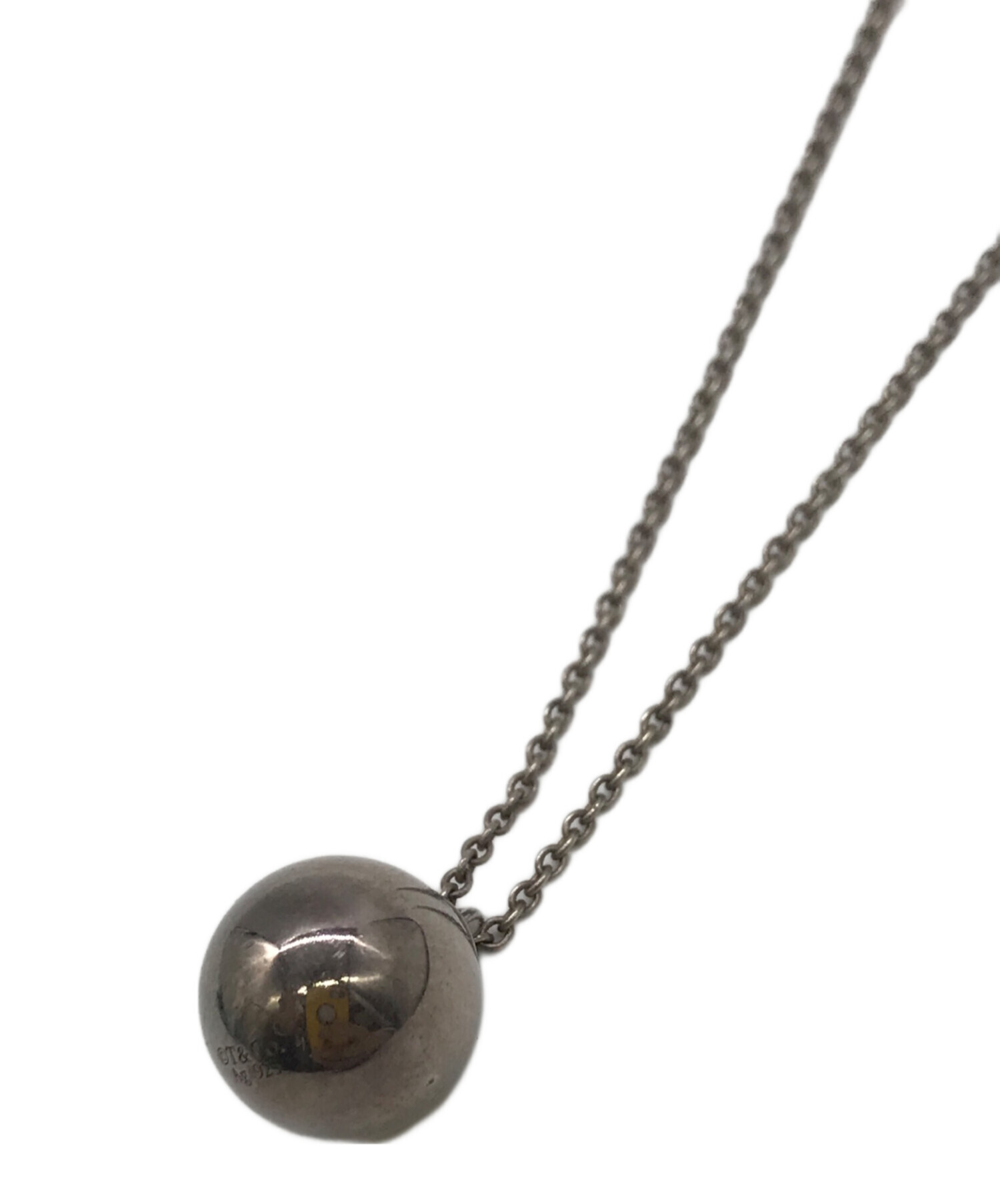 ティファニーハードボールネックレス 中古・古着通販】Tiffany & Co. (ティファニー) ハードウェアボール