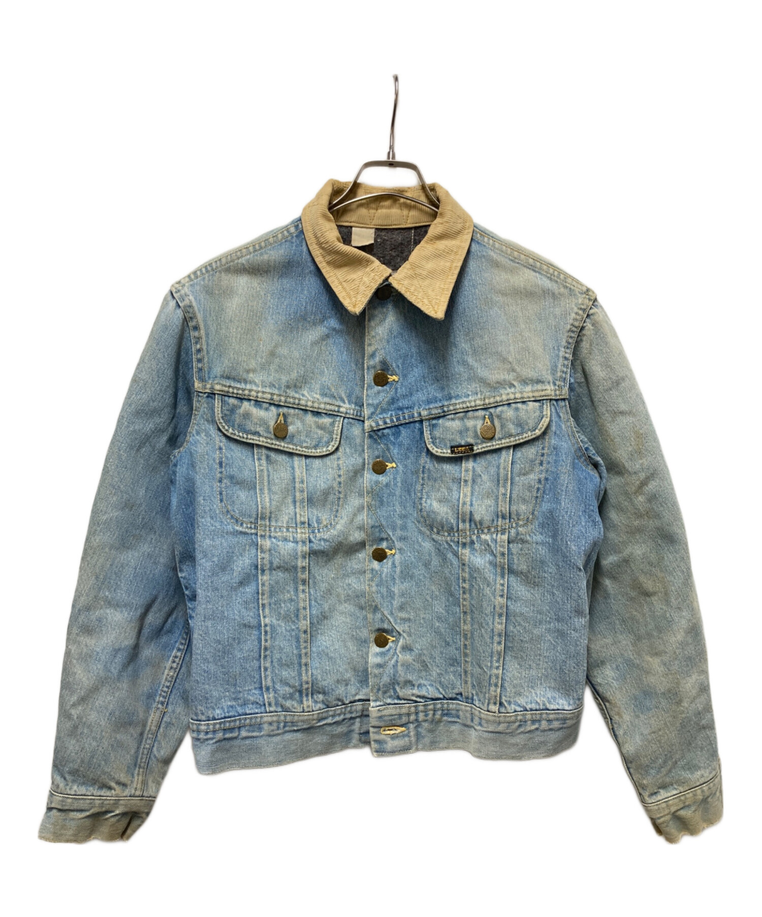 Lee リー デニムジャケット メンズ 【古着】【中古】 中古・古着通販】LEE (リー) 70-80Sブランケットライナーデニム