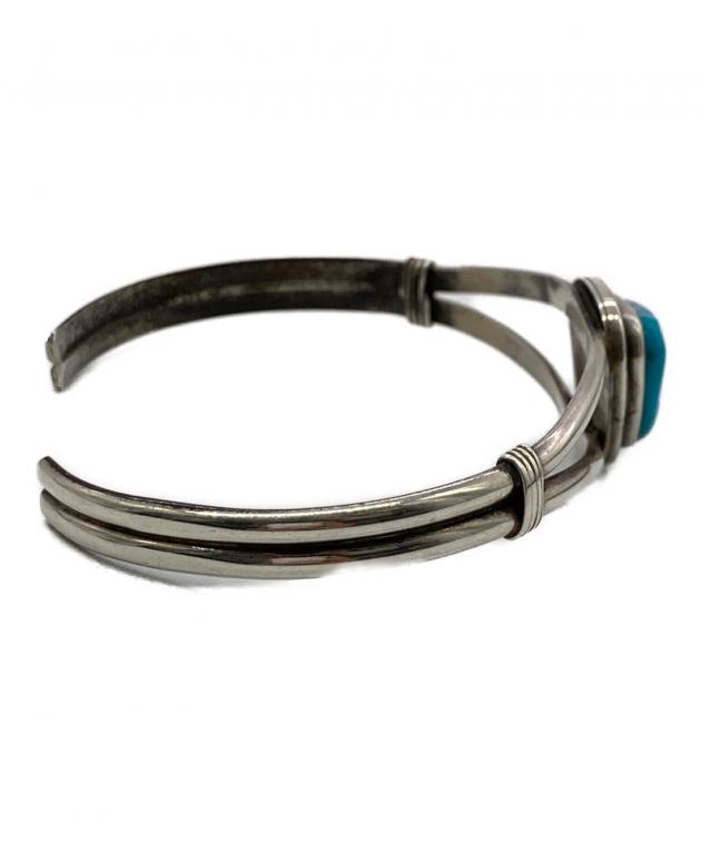 中古・古着通販】NAVAJO (ナバホ) ターコイズバングル シルバー×ブルー