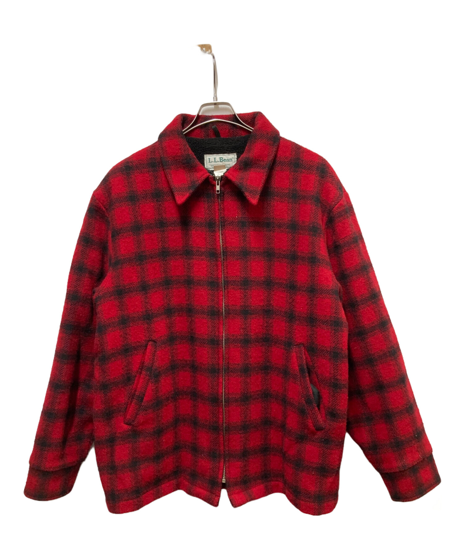 LL Bean ナイロンジャケット　チェックパターン　Lサイズ 中古・古着通販】L.L.Bean (エルエルビーン) オンブレチェック