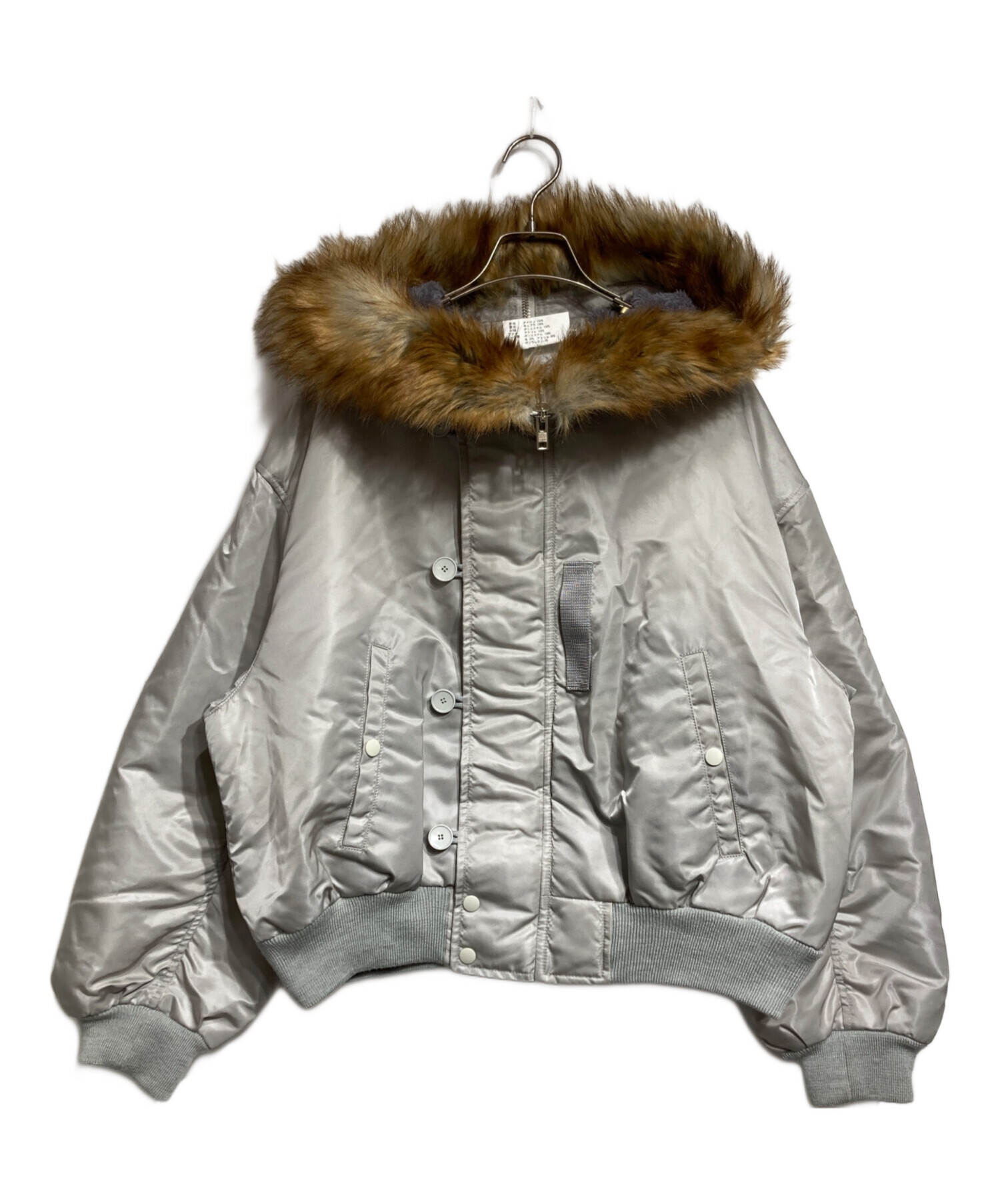 中古・古着通販】digawel (ディガウェル) N-2B flight jacket グレー 