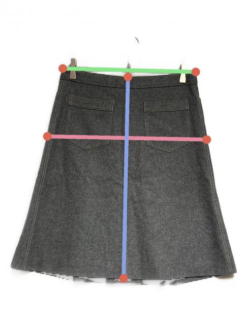 中古・古着通販】CHANEL (シャネル) ココボタンプリーツウールスカート