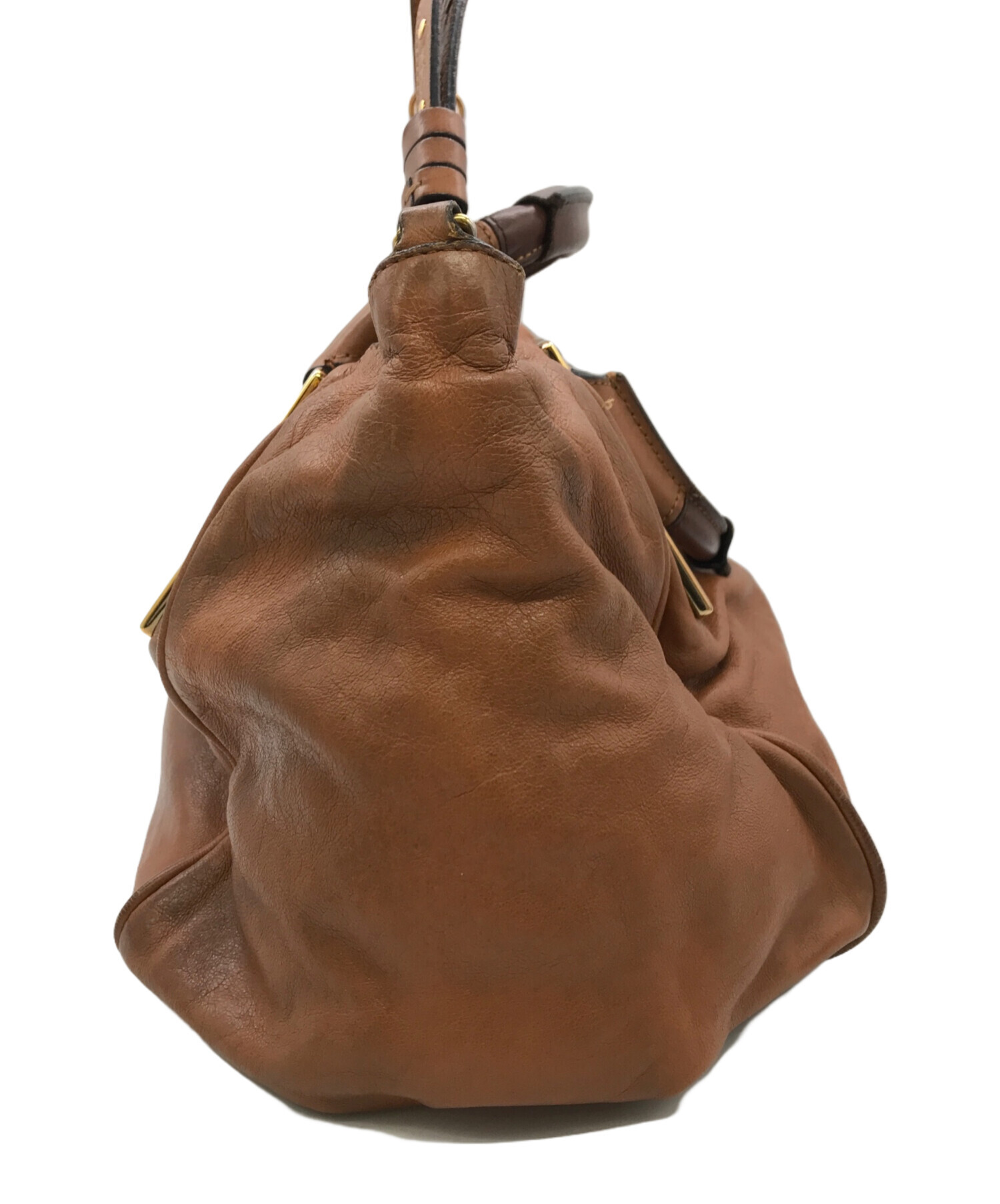 中古・古着通販】Chloe (クロエ) エテル 2WAYバッグ ブラウン