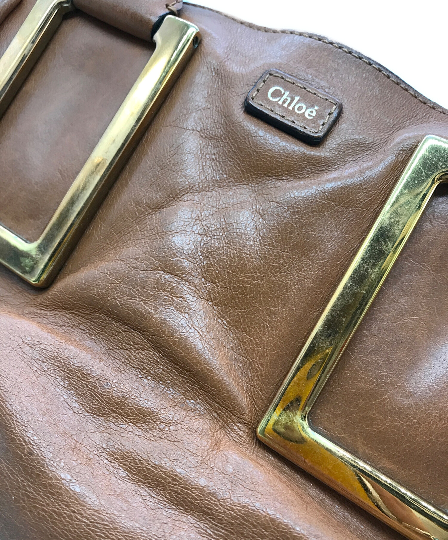 中古・古着通販】Chloe (クロエ) エテル 2WAYバッグ ブラウン