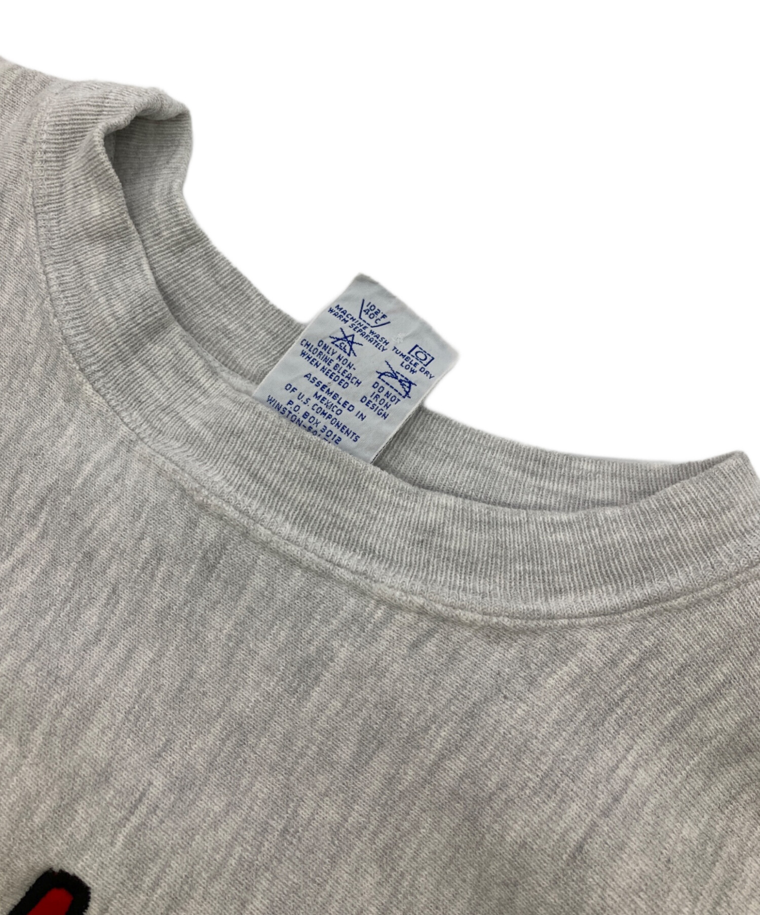 90s チャンピオンNYU トーチ スウェット グレー リバースウィーブ 中古・古着通販】Champion (チャンピオン) 90sリバースウィーブ