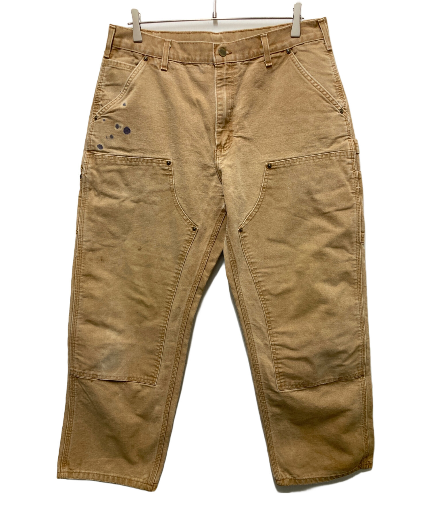 中古・古着通販】CarHartt (カーハート) ダックダブルニー ブラウン