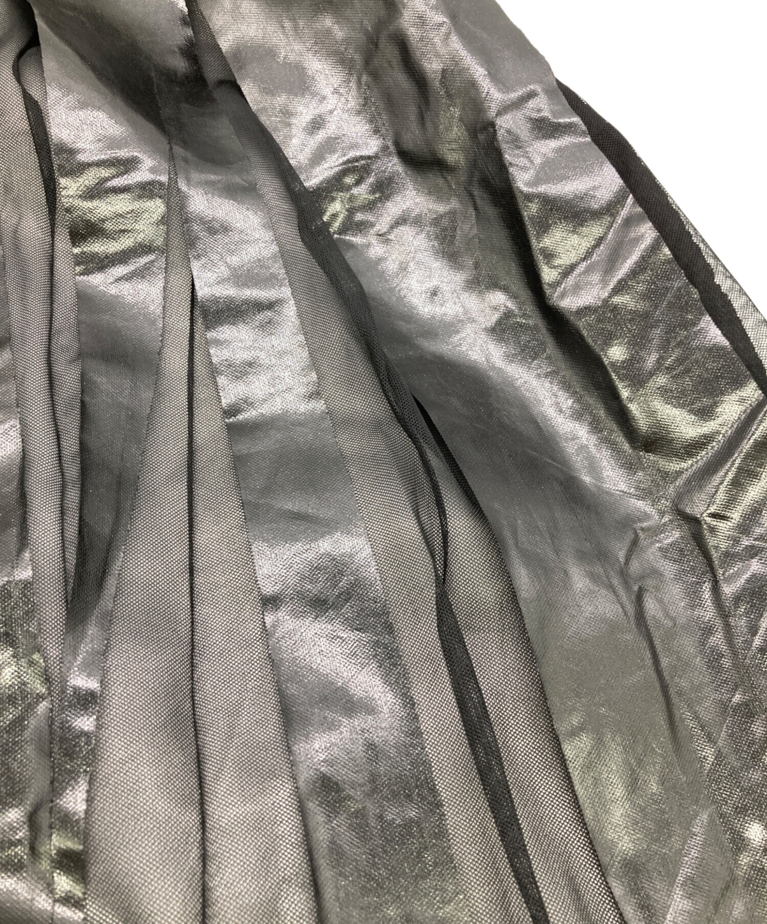 Wei NAKAGAMI ラバーチュールスカート 黒 S ブラック プリーツ ⠀ @nakagami_official 〜1.25(sun)order fair 開催中！！ ⠀ 【箔