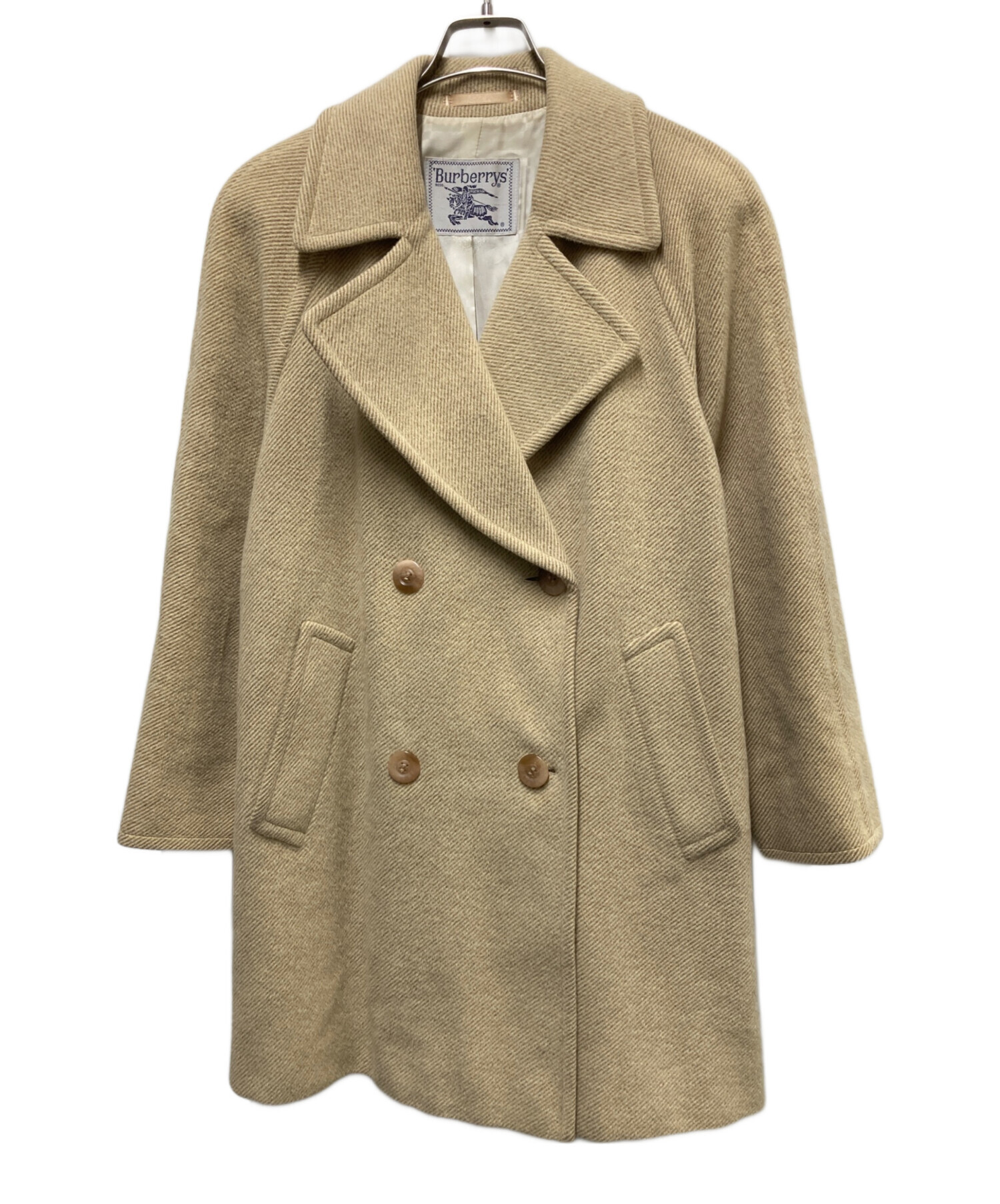 Burberrys バーバリー ダッフルコートレディース ベージュMサイズ 中古・古着通販】Burberry's (バーバリーズ) ダブルコート ベージュ