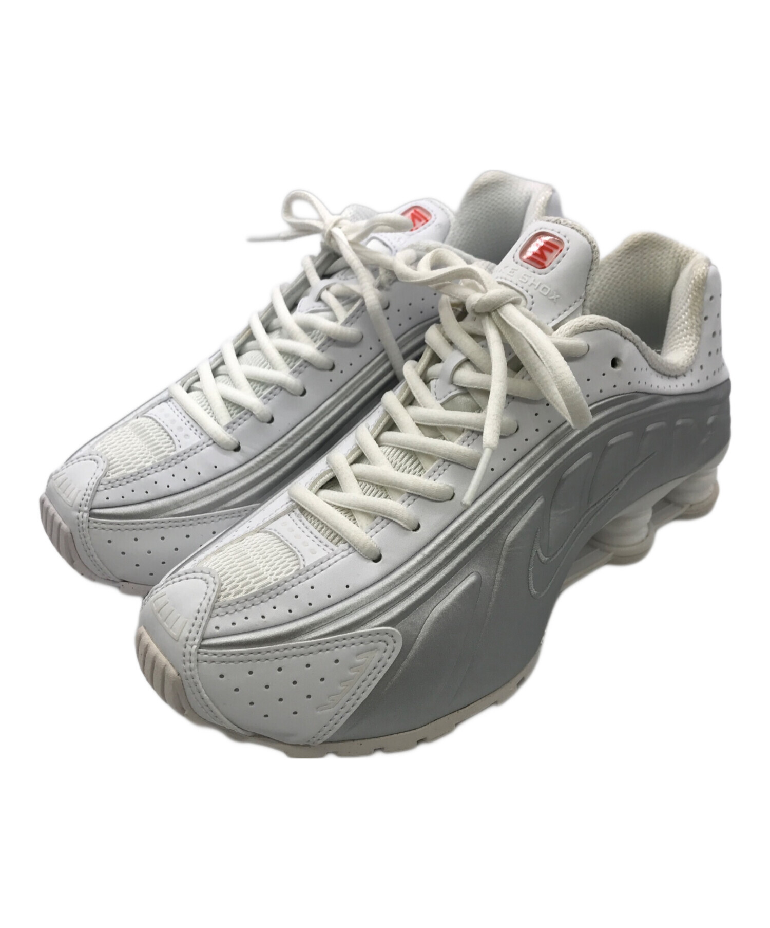 中古・古着通販】NIKE (ナイキ) SHOX R4 シルバー×ホワイト サイズ:US7 