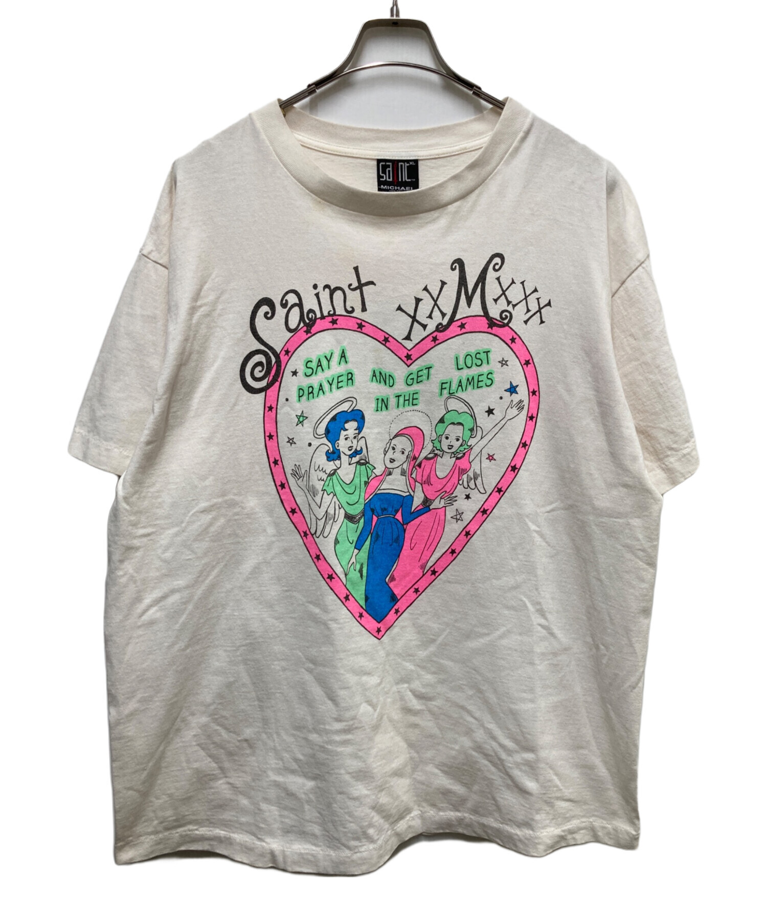 中古・古着通販】SAINT MICHAEL (セントマイケル) HEART TEE ホワイト 