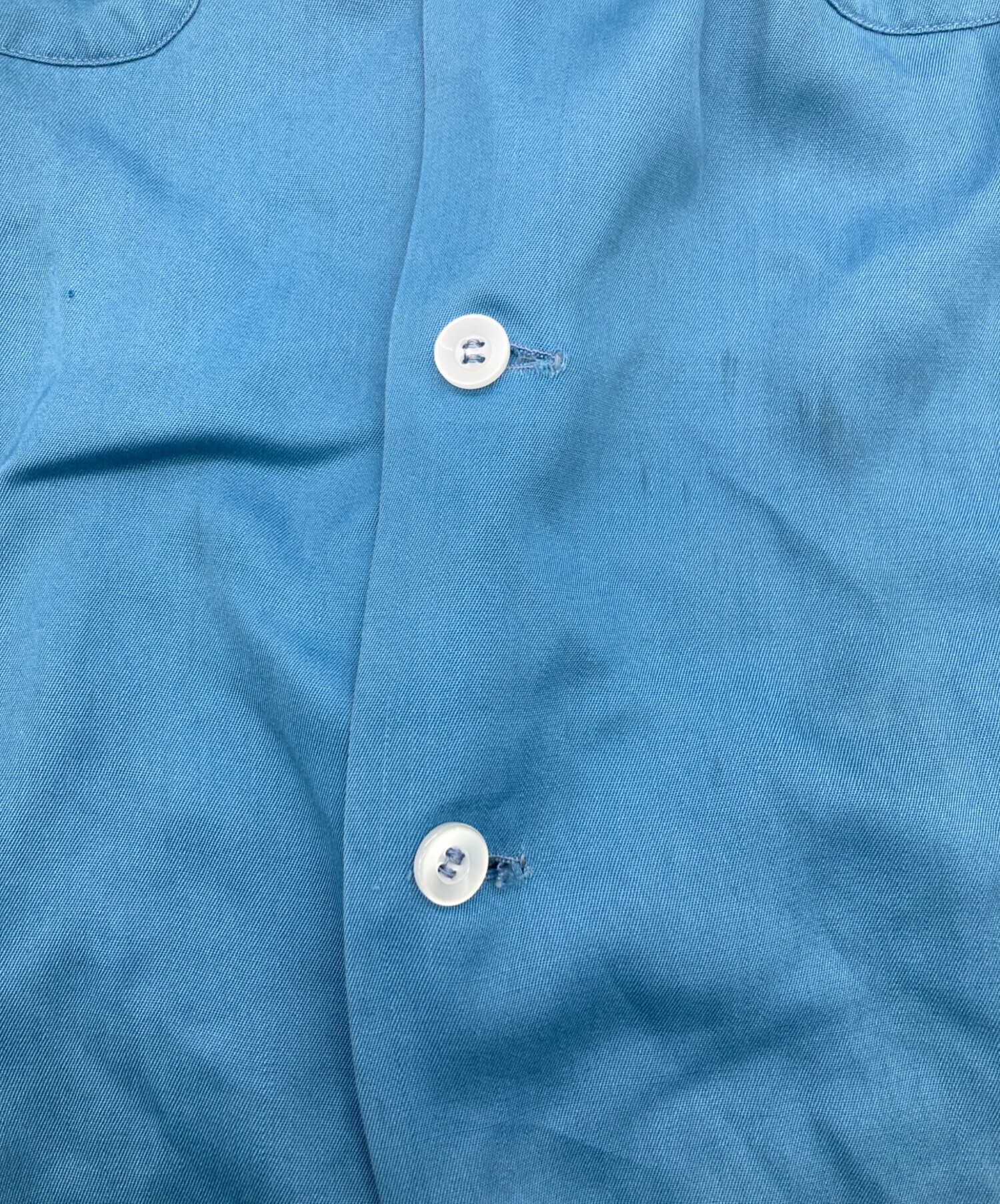 50's ライトブルー レーヨンシャツ 中古・古着通販】safe in suds (セーフインサッズ) 50sレーヨンループ