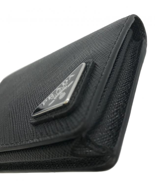 中古・古着通販】PRADA (プラダ) サフィアーノ レザー カードケース