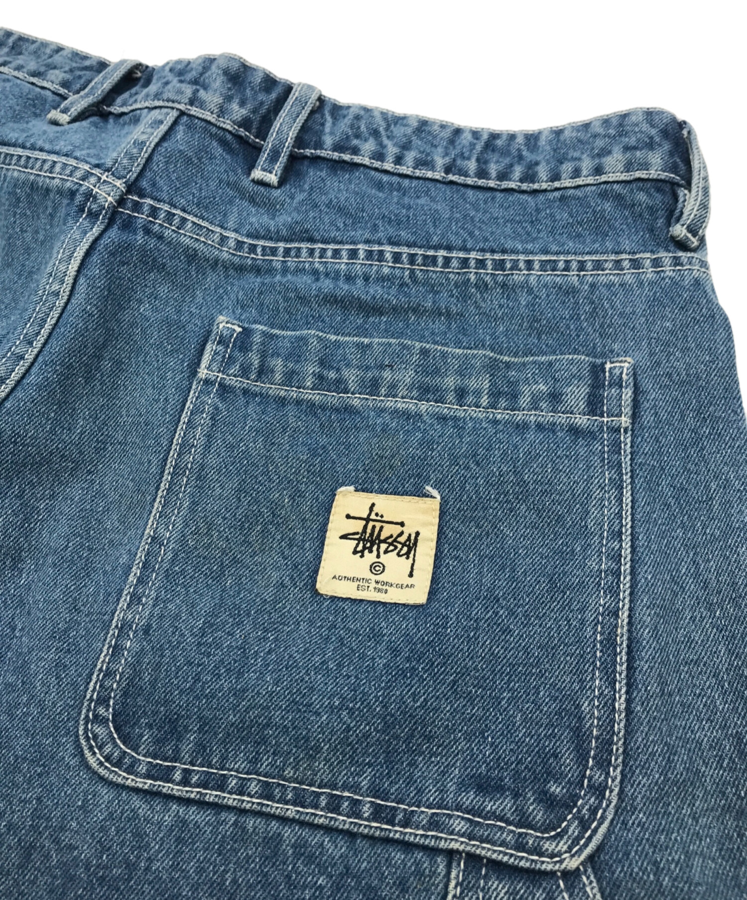 中古・古着通販】stussy (ステューシー) DENIM WORK PANT インディゴ