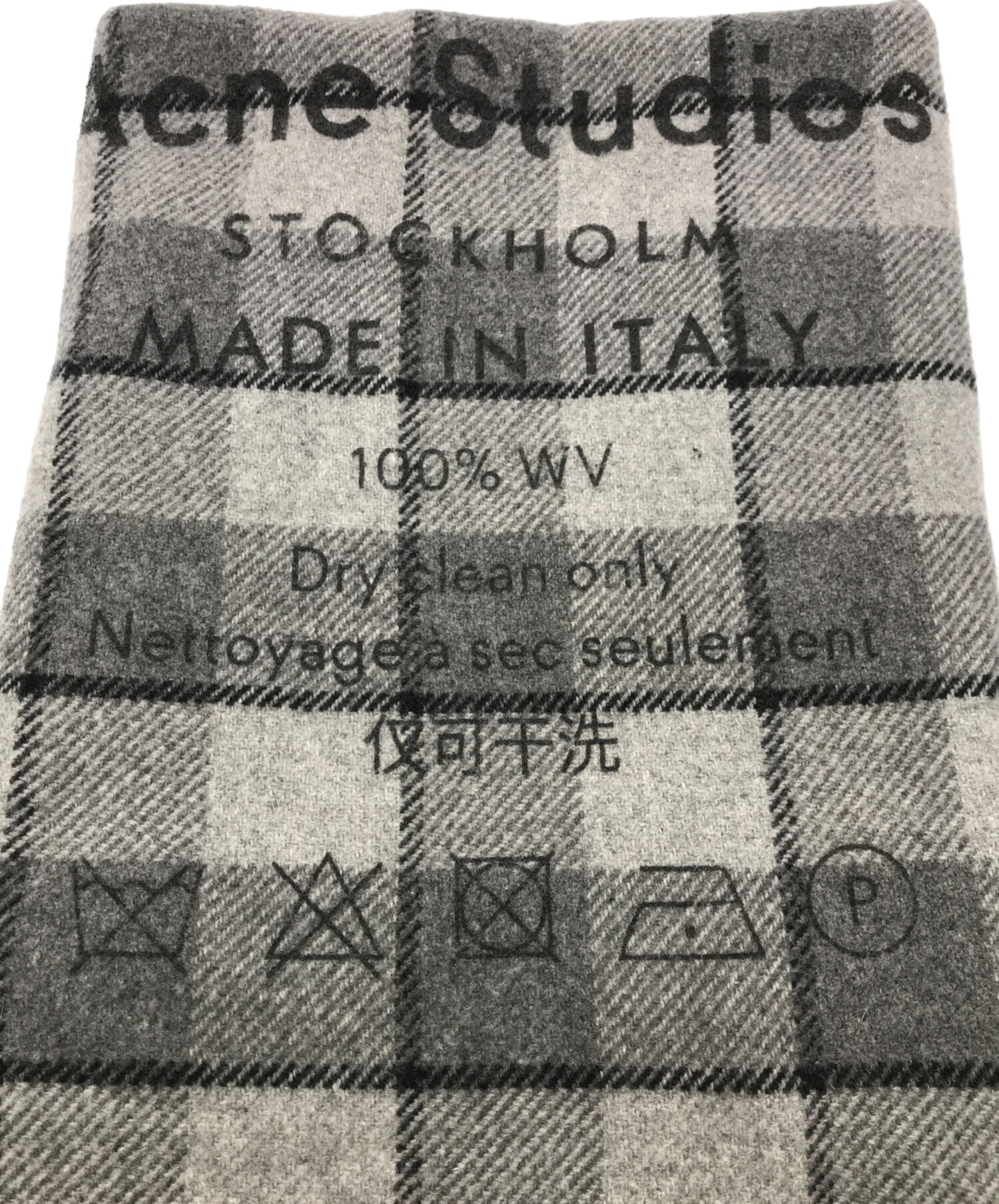 中古・古着通販】ACNE STUDIOS (アクネ ストゥディオス) チェック大判