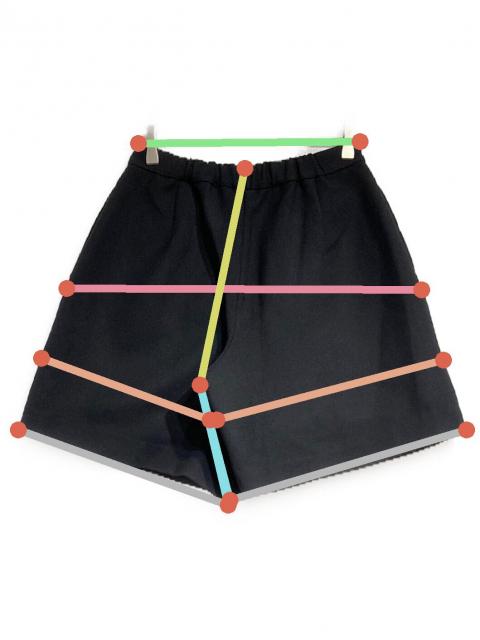 中古・古着通販】cygne (シーニュ) ダブルショートパンツ Lena/Double