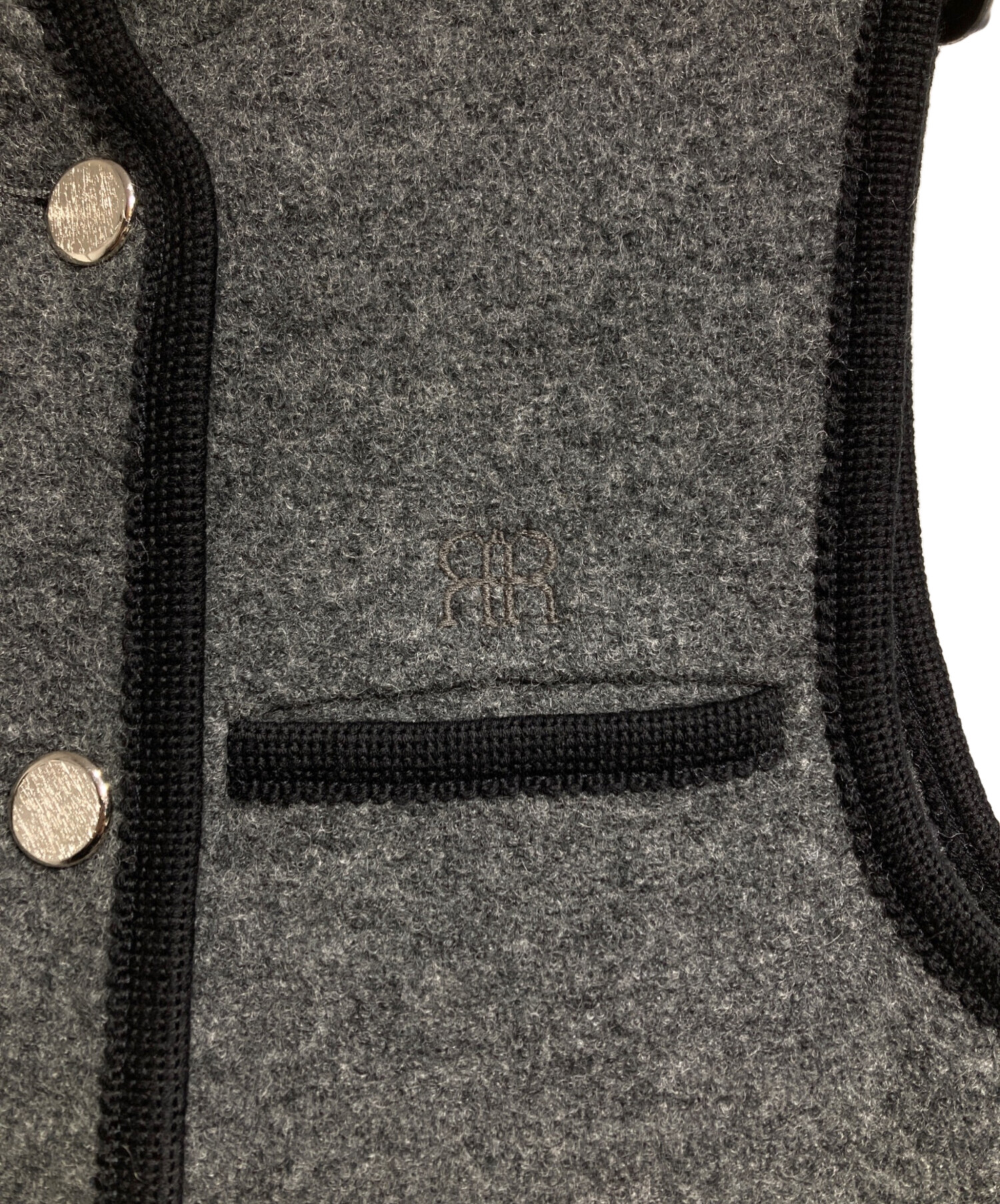 中古・古着通販】RIER (リア) WALKER GILET/ウォーカージレ グレー